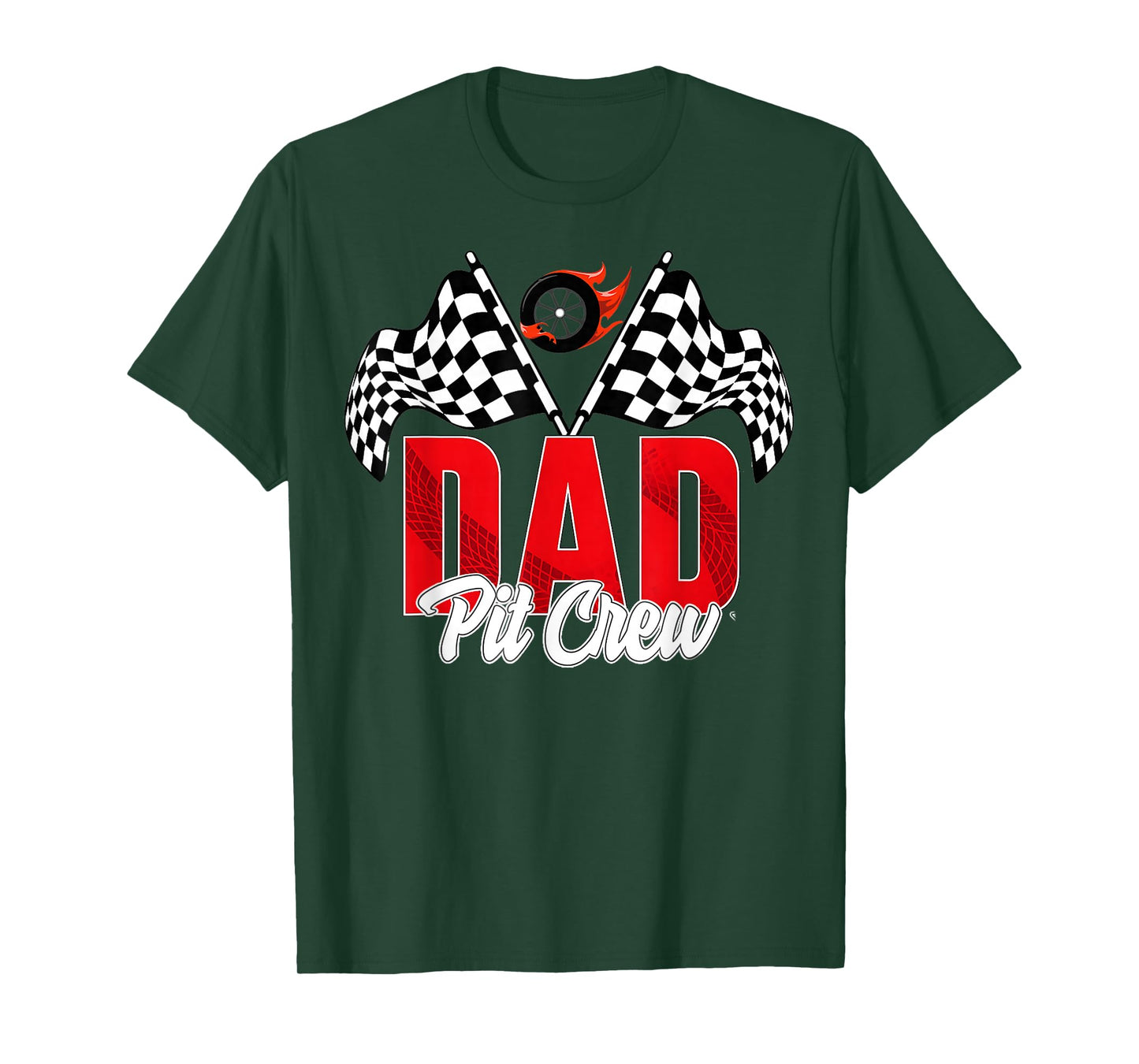 Race Car Birthday Party Racing Family Dad Pit Crew T-Shirt