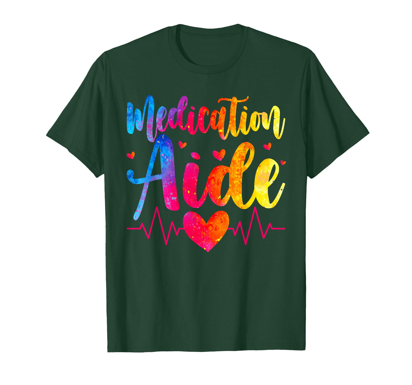 Medication Aide Heartbeat Medication Aides T-Shirt