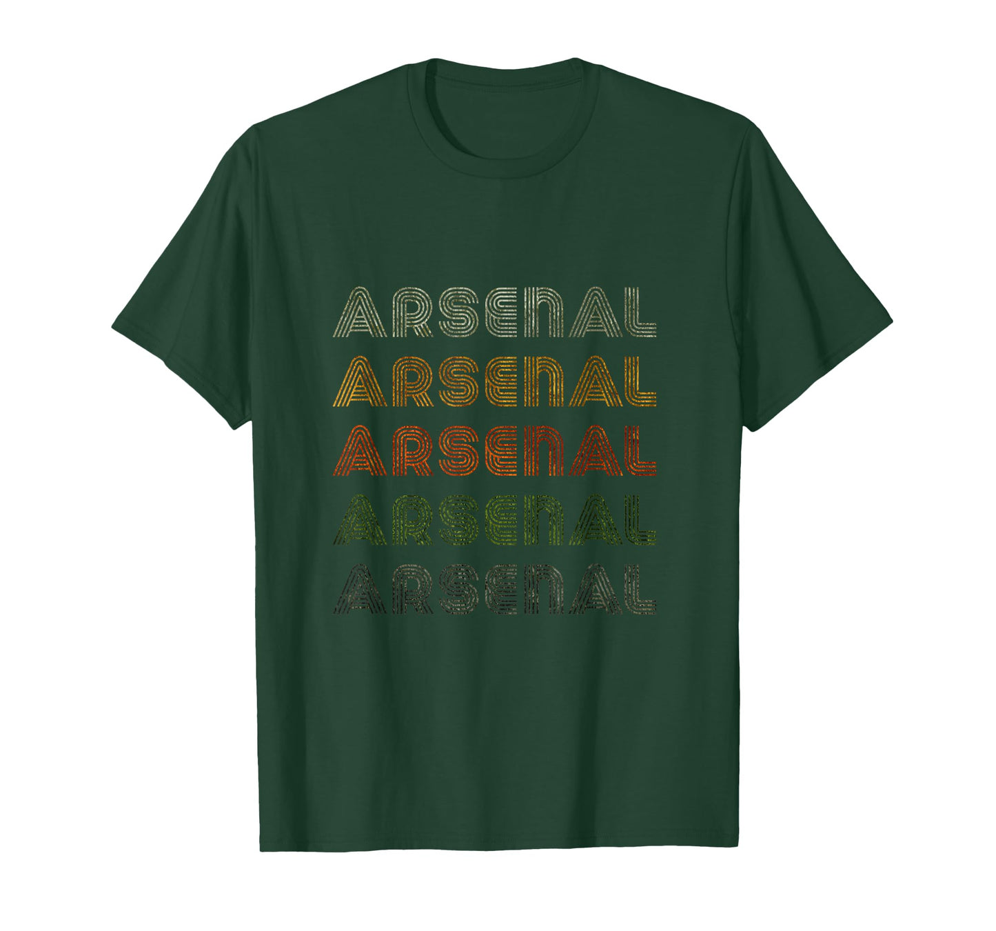 Love Heart Arsenal Tee Grunge Vintage Style Black Arsenal T-Shirt