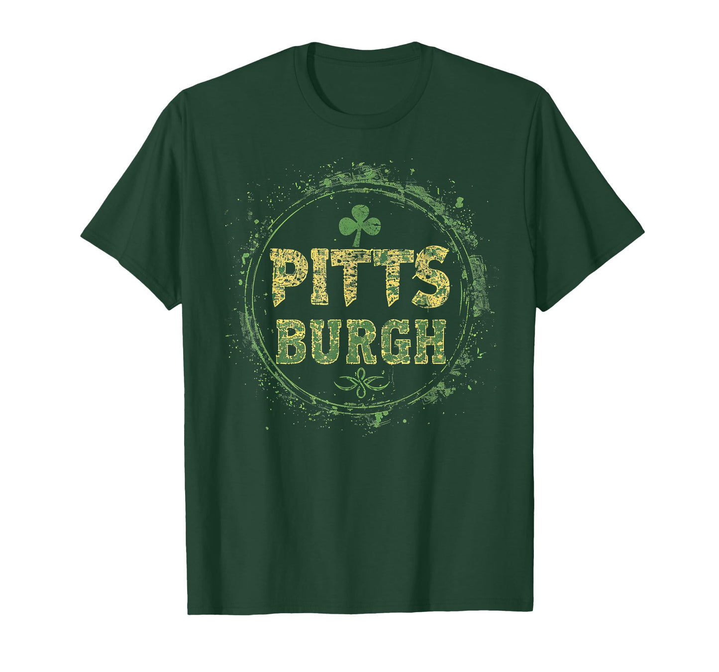 Pittsburgh - Irish St. Patrick's Day Saint Paddy's Shamrock T-Shirt
