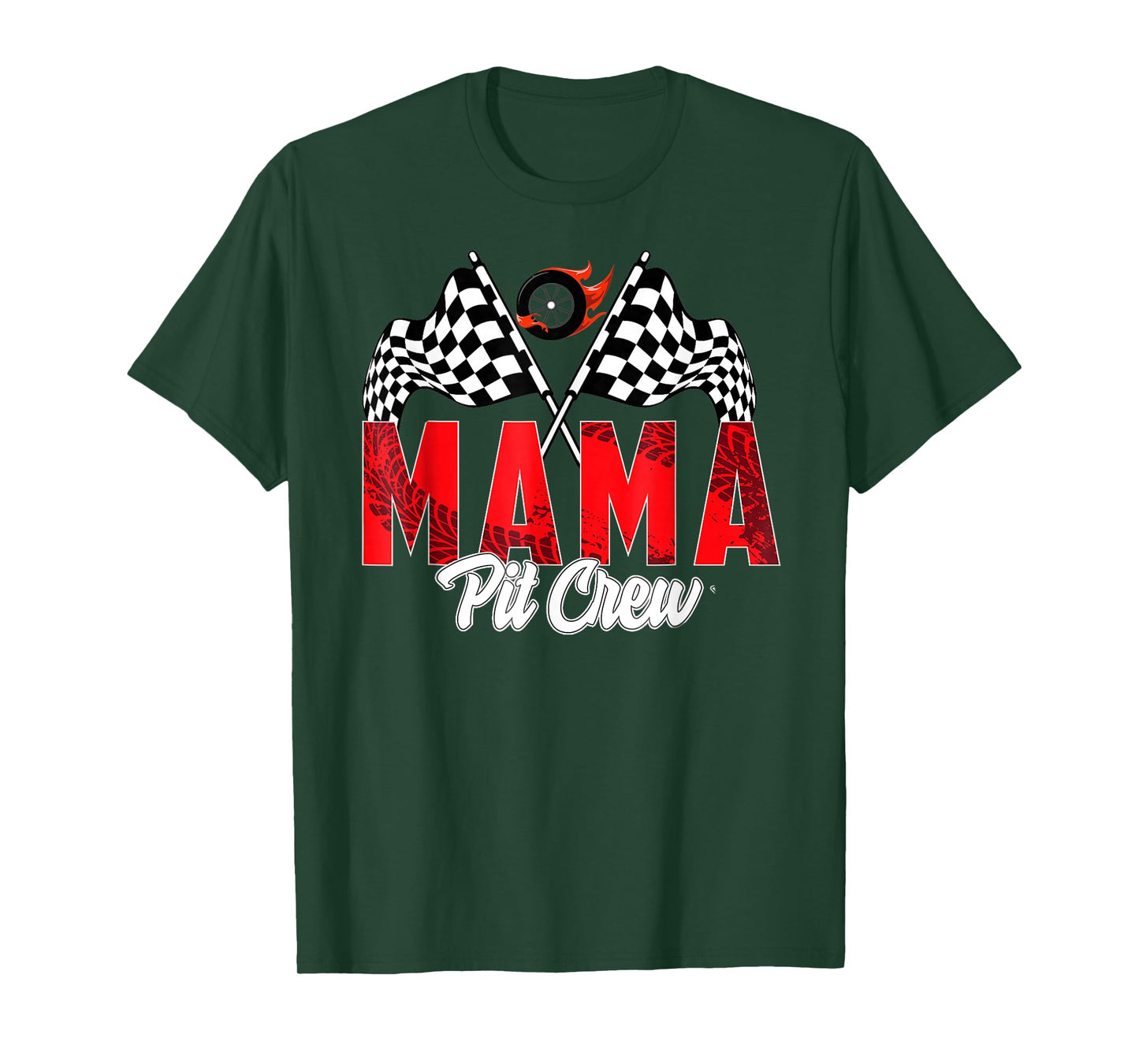 Race Car Birthday Party Racing Family Mama Pit Crew T-Shirt