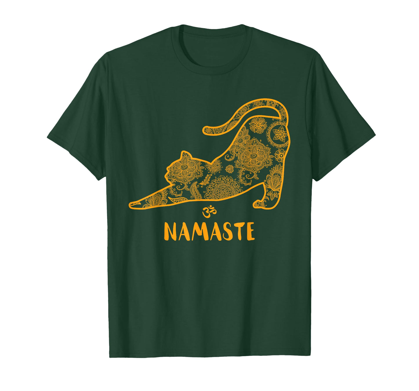 Cat Yoga Namaste OM - Funny Yoga Gift Men Women Girls Kids T-Shirt