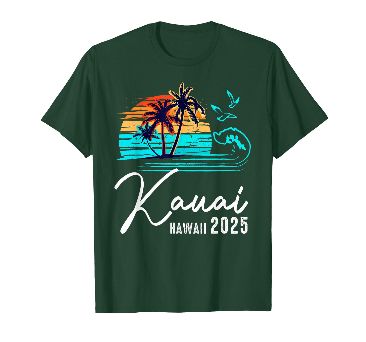 Kauai Hawaii 2025 Summer Vacation Matching Family Group T-Shirt