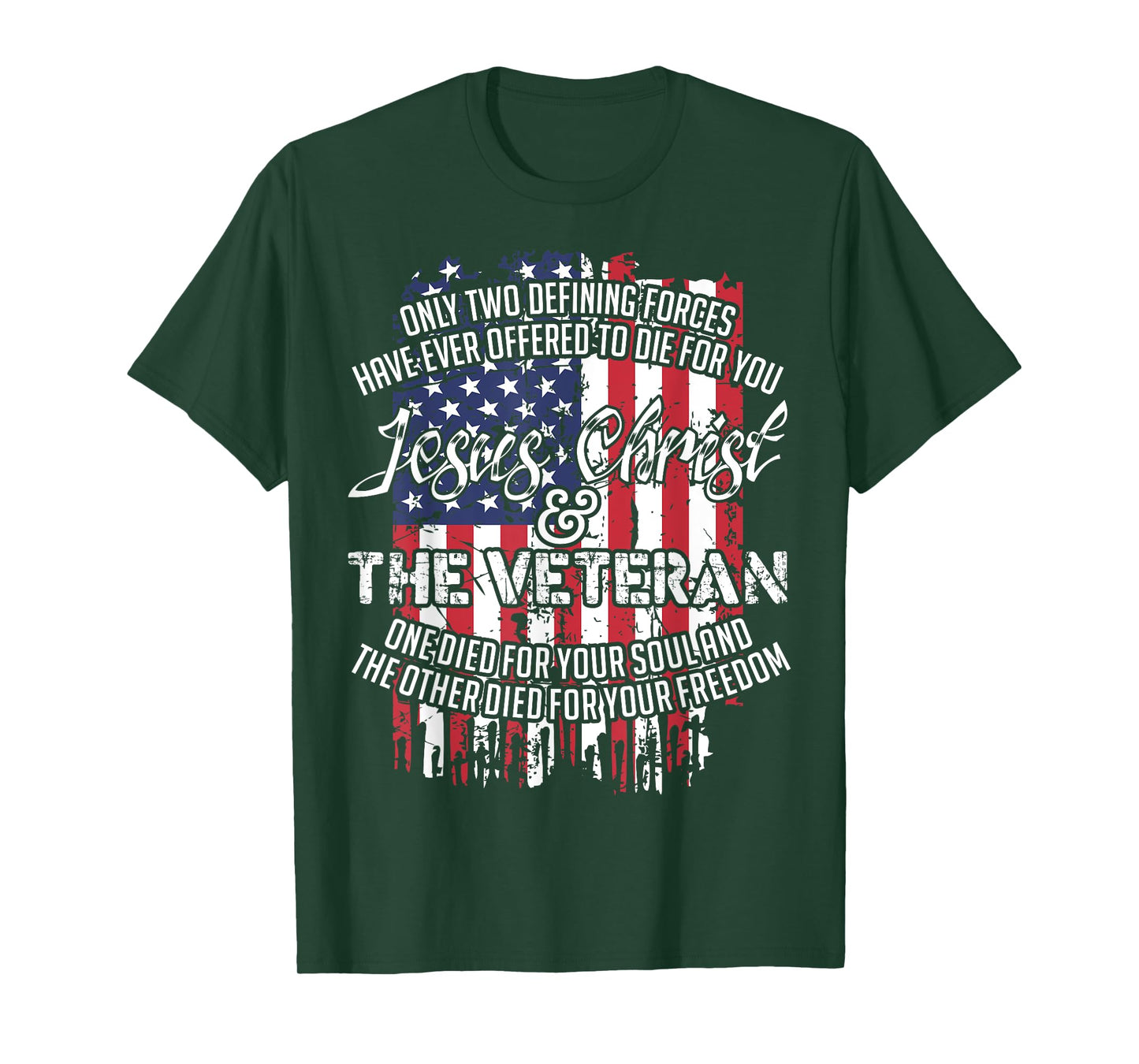 Jesus Christ And The Veteran T-Shirt Tshirt T-Shirt