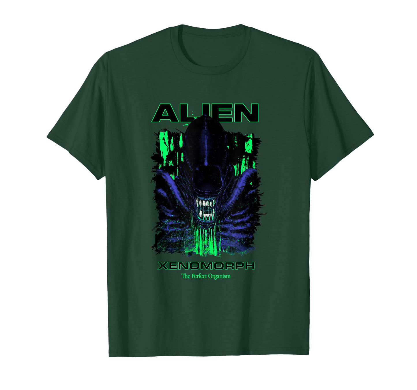 Alien Neon Xenomorph The Perfect Organism T-Shirt