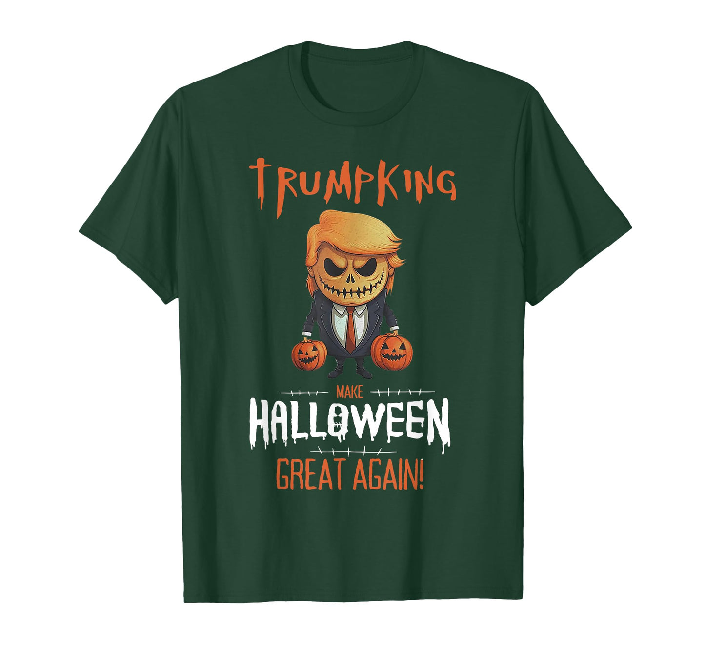 Trump Pumpkin Make Halloween Great Again T-Shirt
