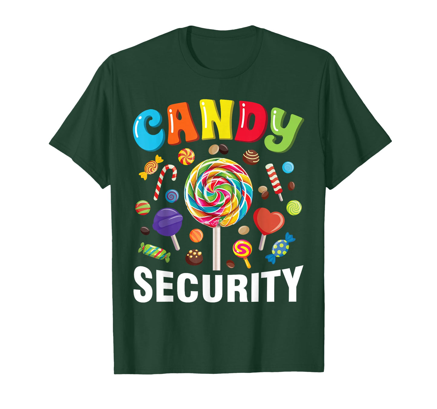 Candy Security Funny Halloween Costume T-Shirt
