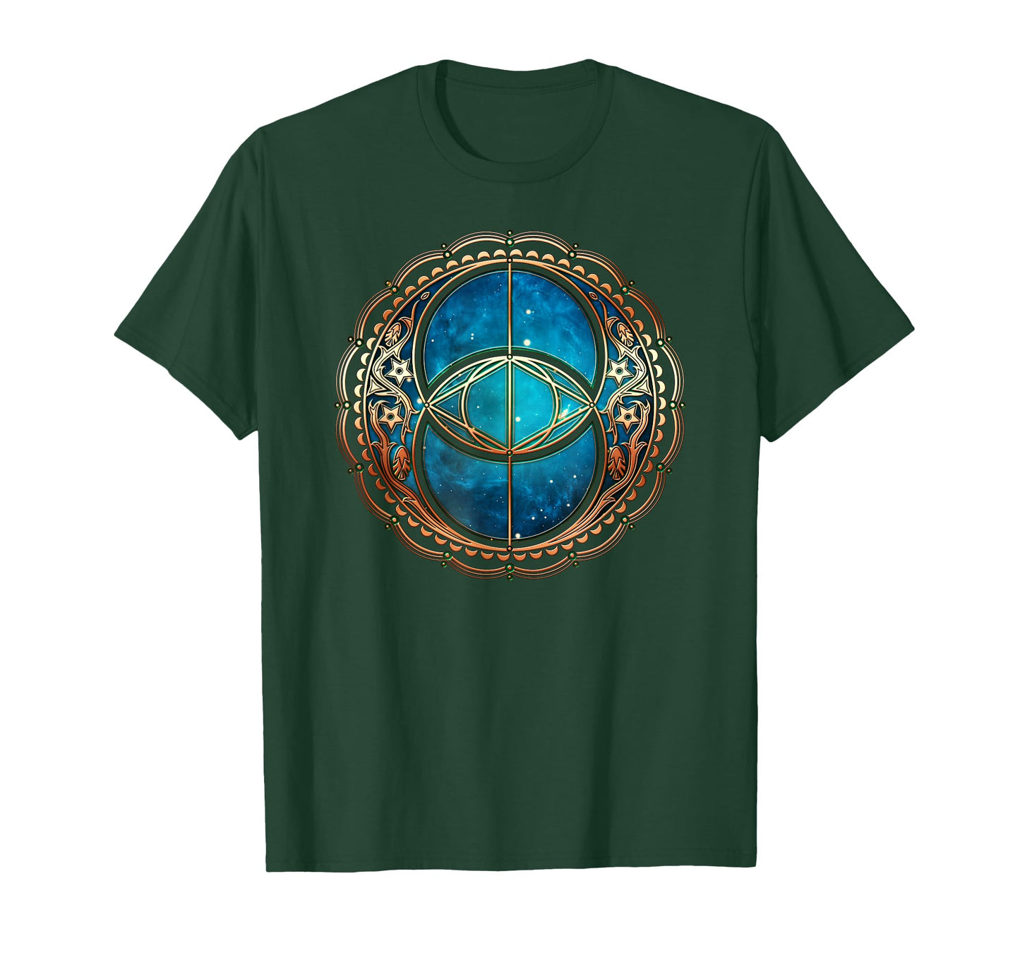 Vesica Piscis, Chalice Fountain, Symbol, Flower of Life, Wicca T-Shirt