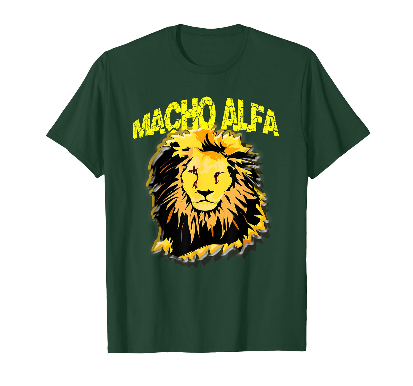 Leon La camiseta para el MACHO ALFA. Regalos Divertidos