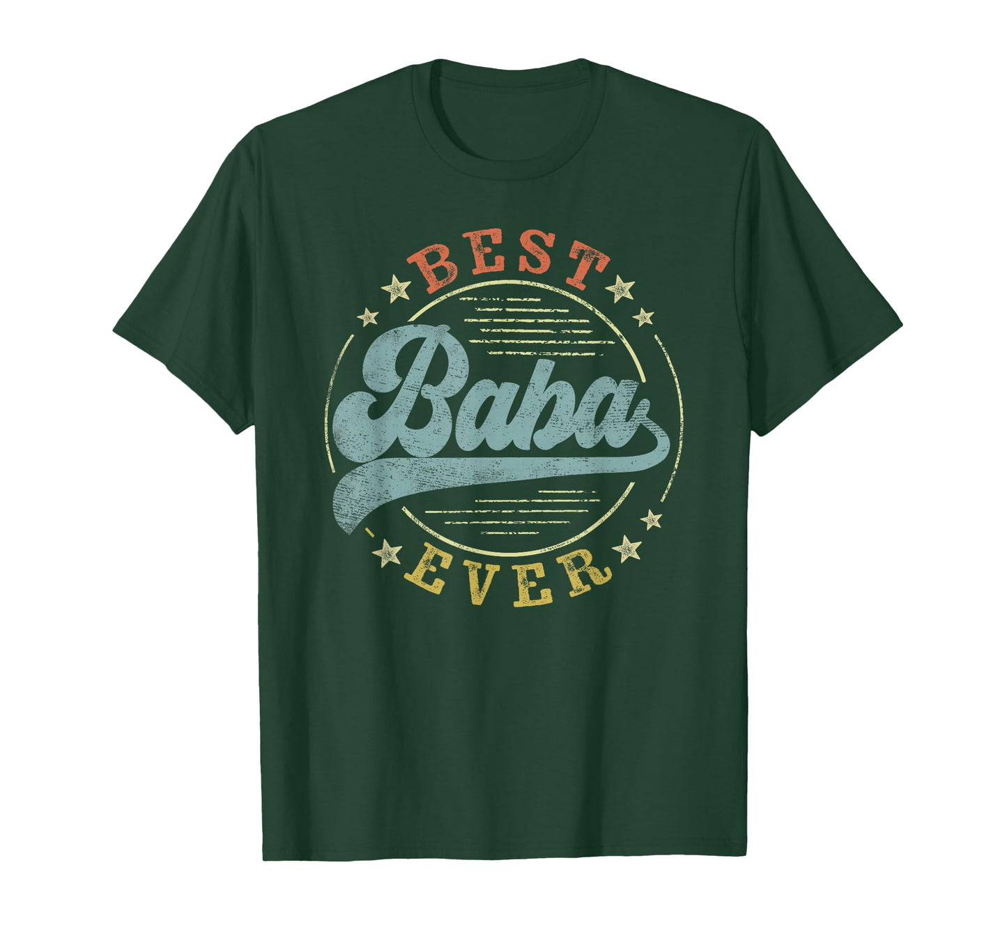 Best Baba Ever Father's Day Baba Gifts Vintage Emblem T-Shirt