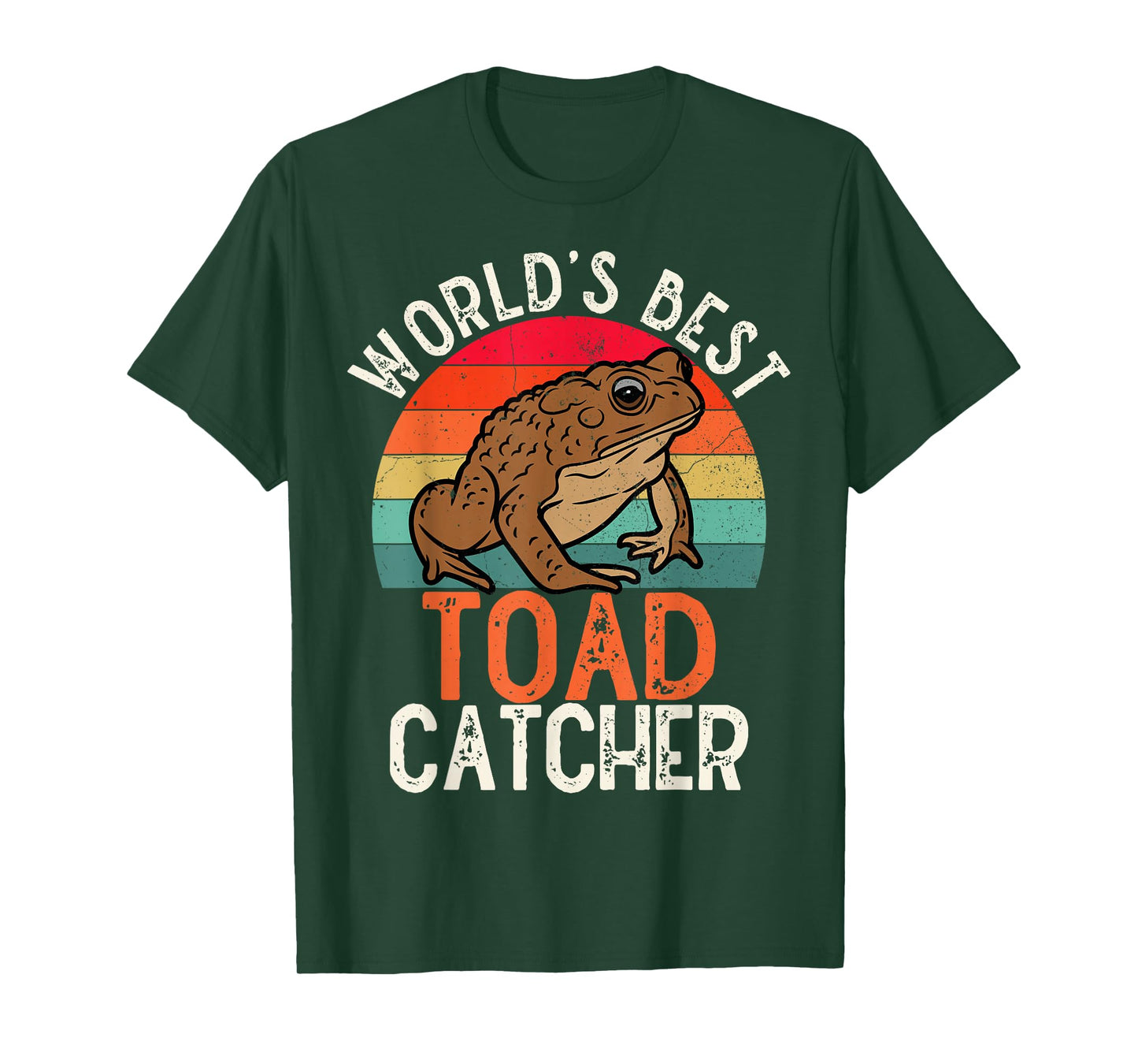 Worlds Best Toad Catcher Kids Boy Funny Amphibian Toad T-Shirt