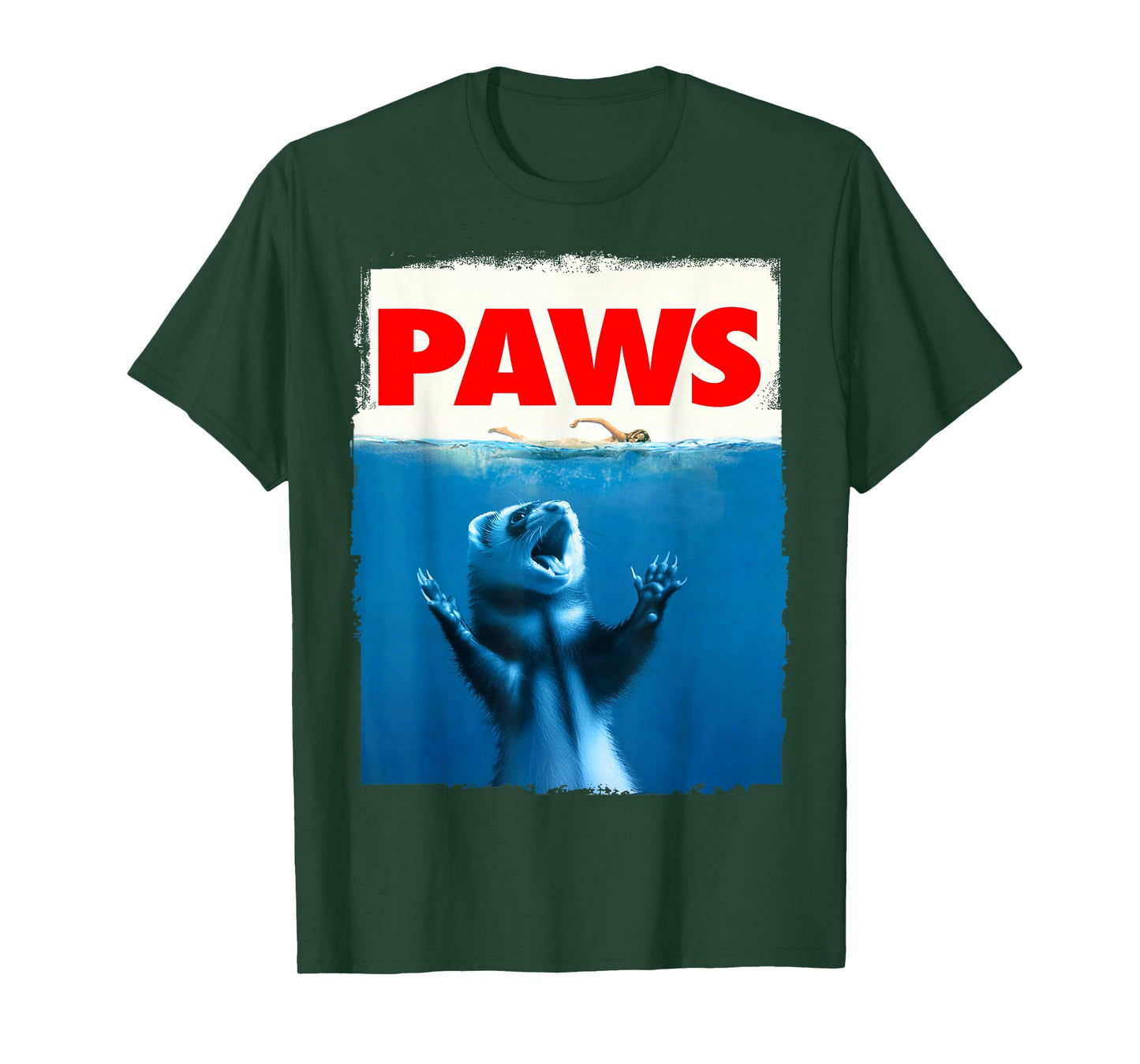Paws Ferret Funny Ferret Lover Gifts For Men Women Kid Teen T-Shirt