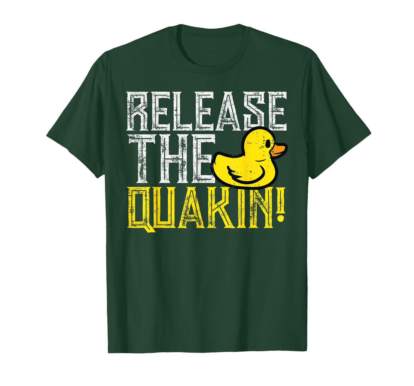 Rubber Duck Release The Quackin Funny Parody Men Women Kids T-Shirt