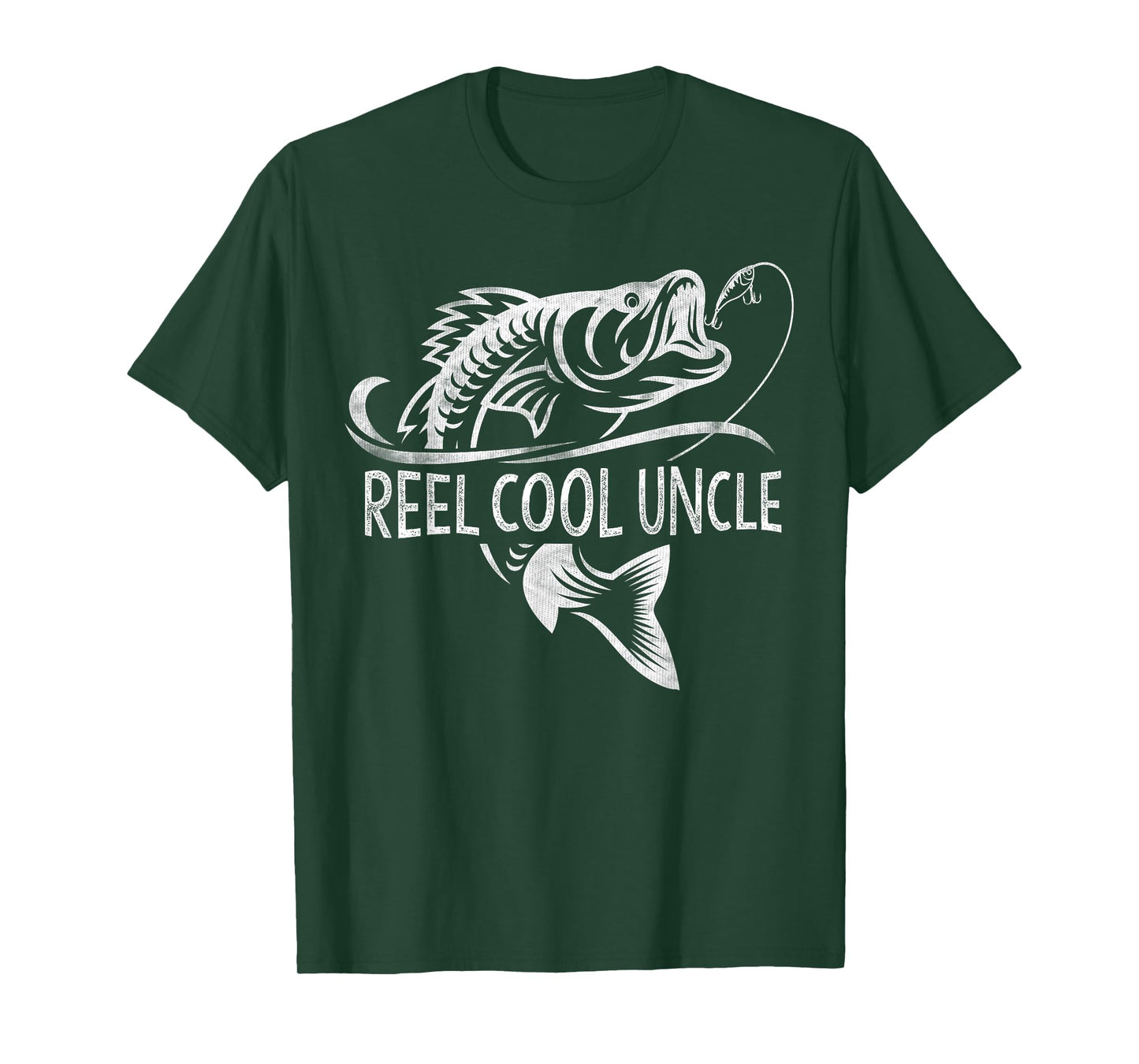 Reel Cool Uncle Fishing Gifts Uncle Father's Day T-Shirt