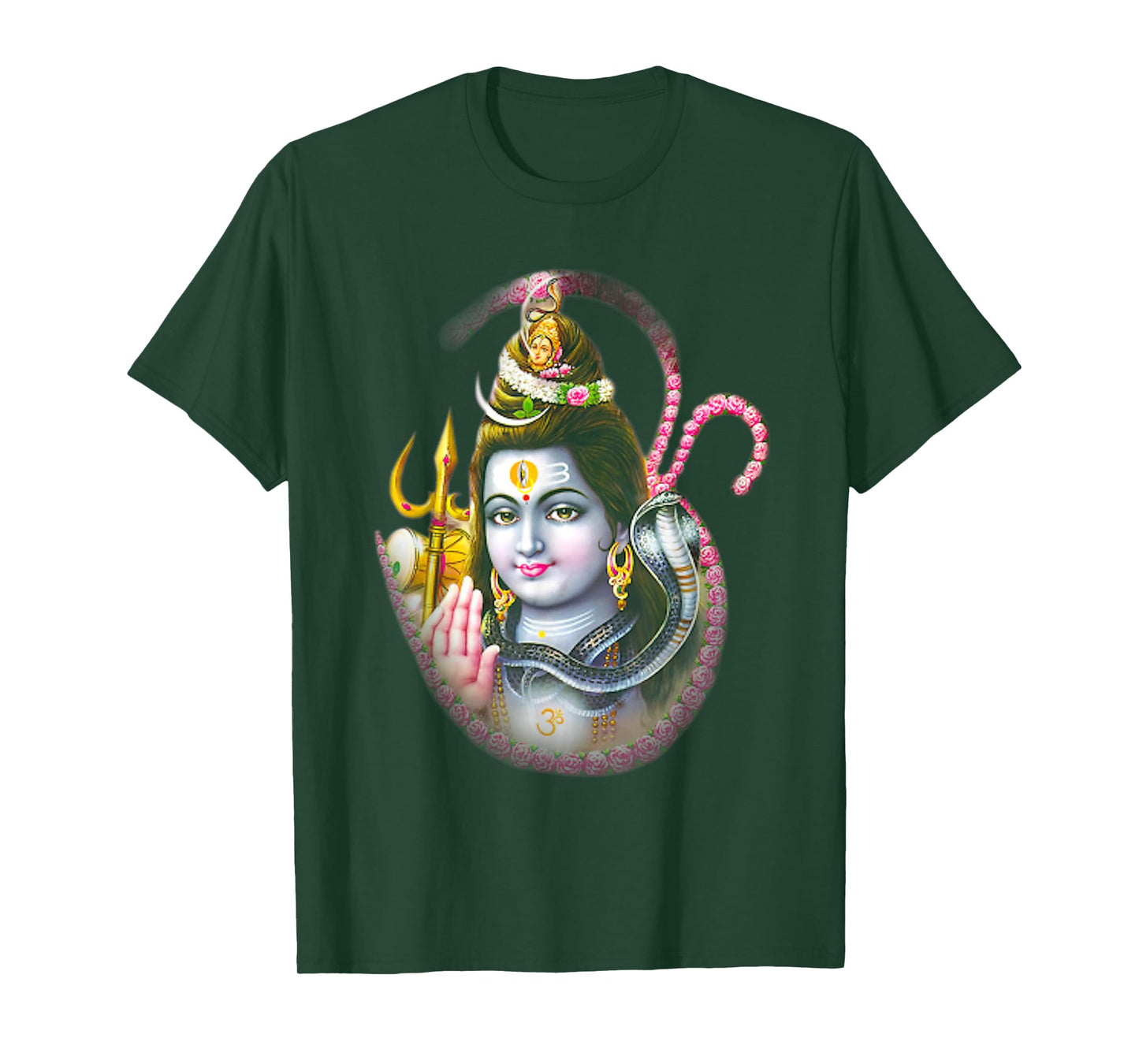 Yoga Shirts Spiritual Hindu God Krishna T-Shirt Meditation T-Shirt