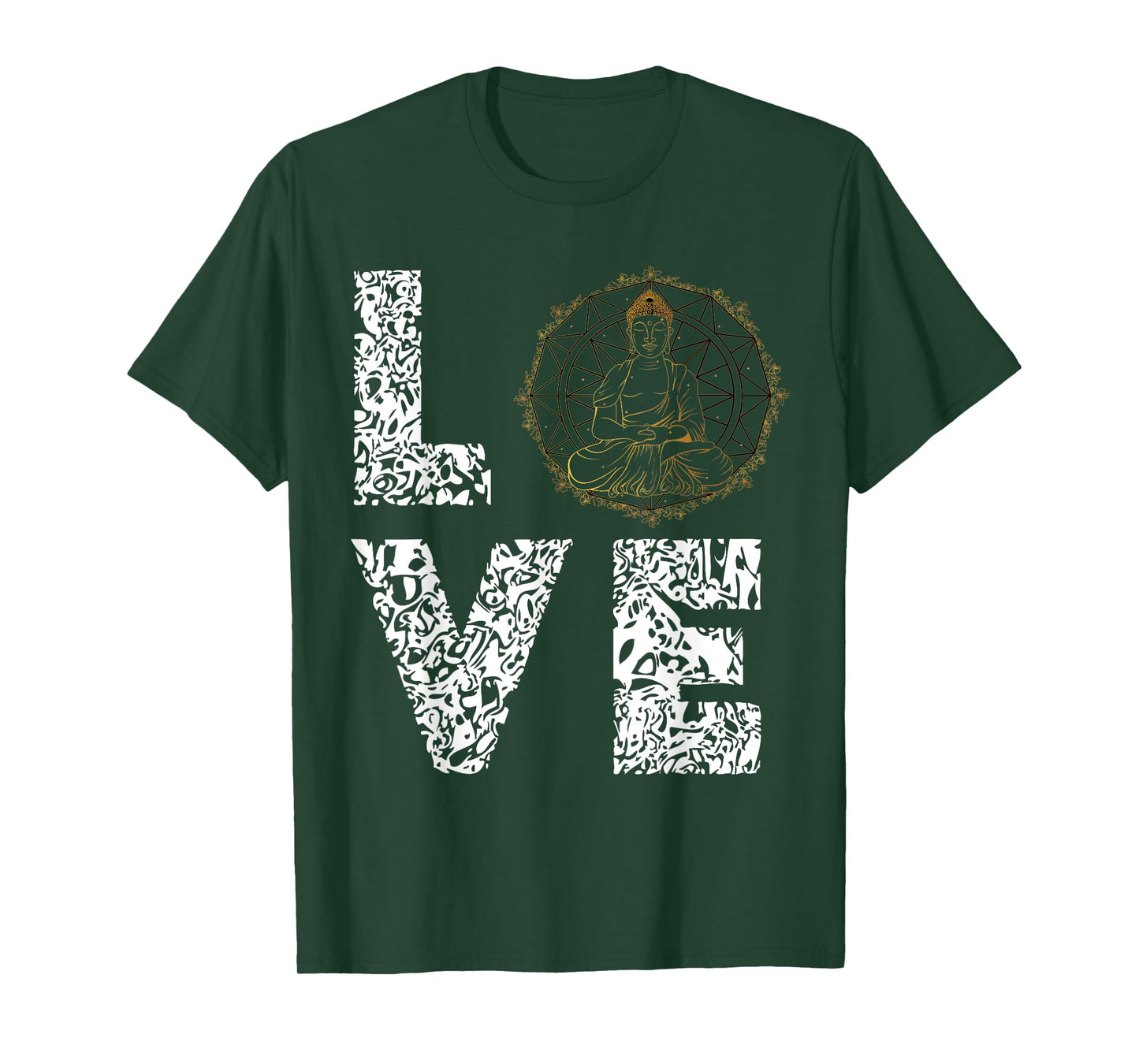 Buddha Love Buddhism Gautama Buddhist Festival Diwali Dhyana T-Shirt