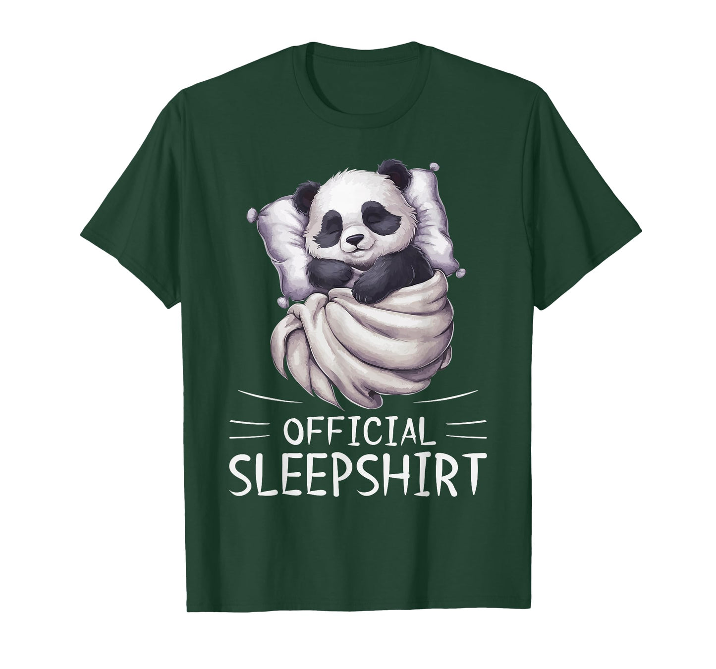 Panda Bear Animal Official Sleepshirt Pajamas Nightgown T-Shirt