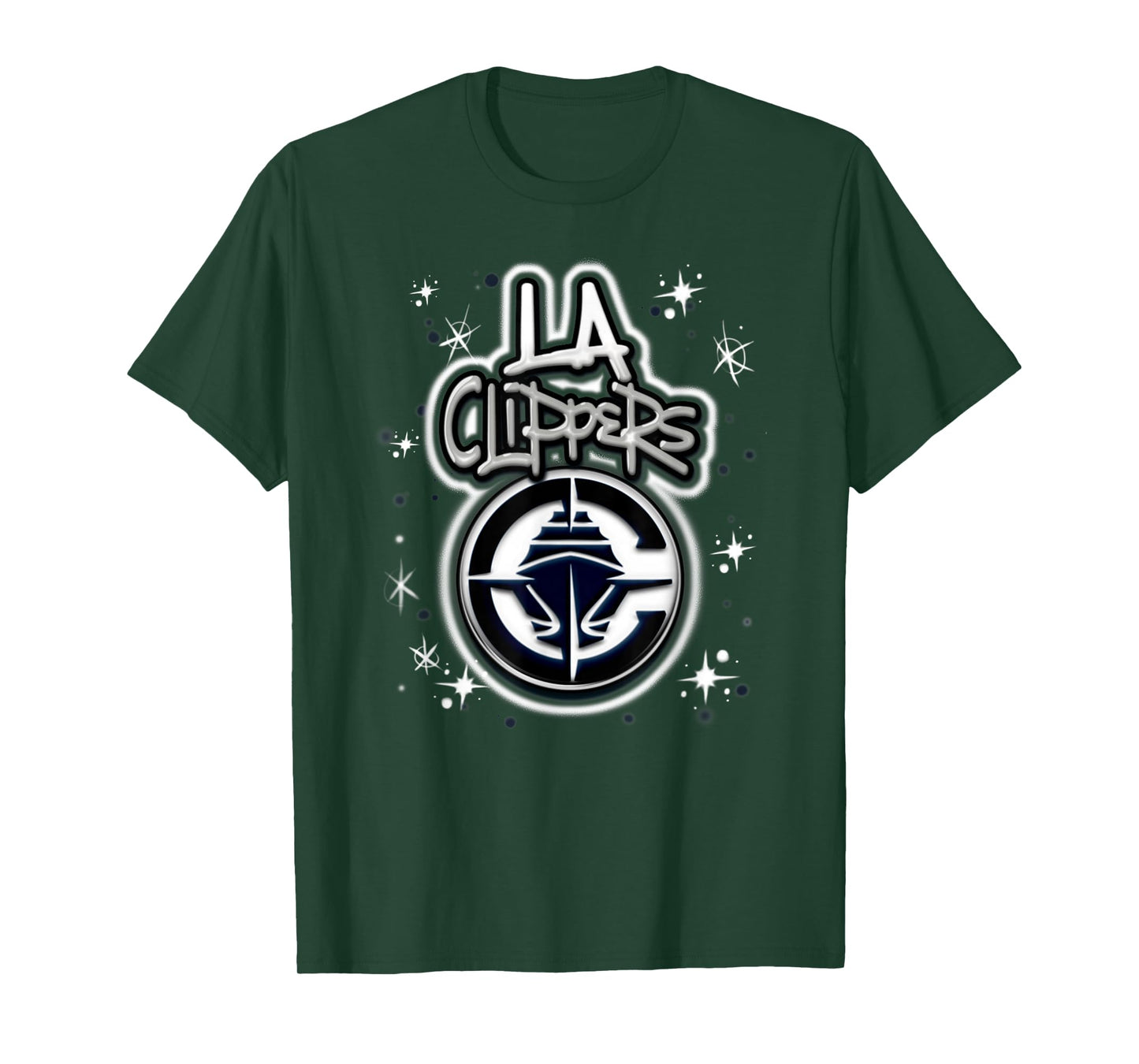 NBA Los Angeles Clippers Airbrush Logo T-Shirt