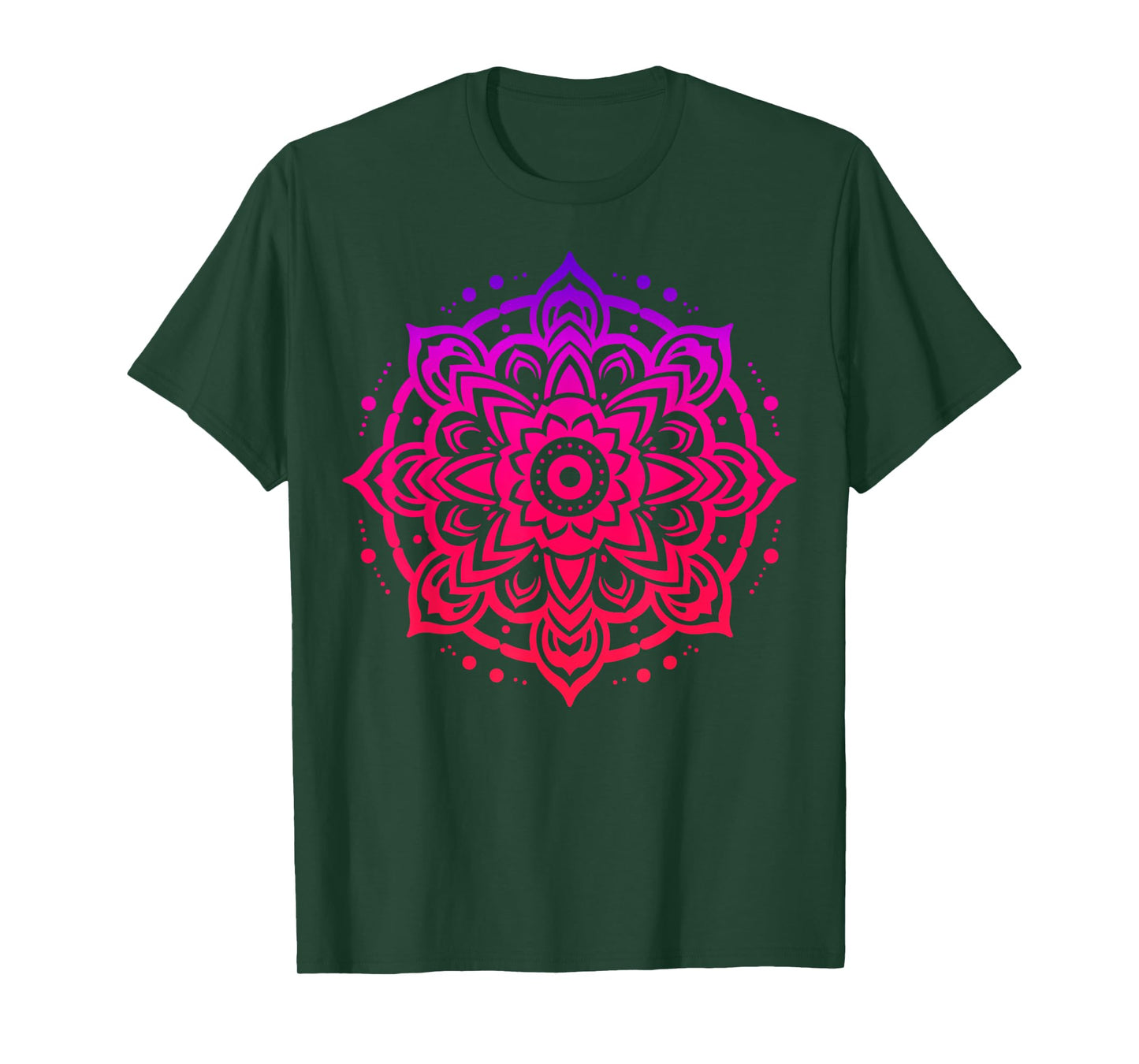 Abstract Mandala Yoga pattern T-Shirt