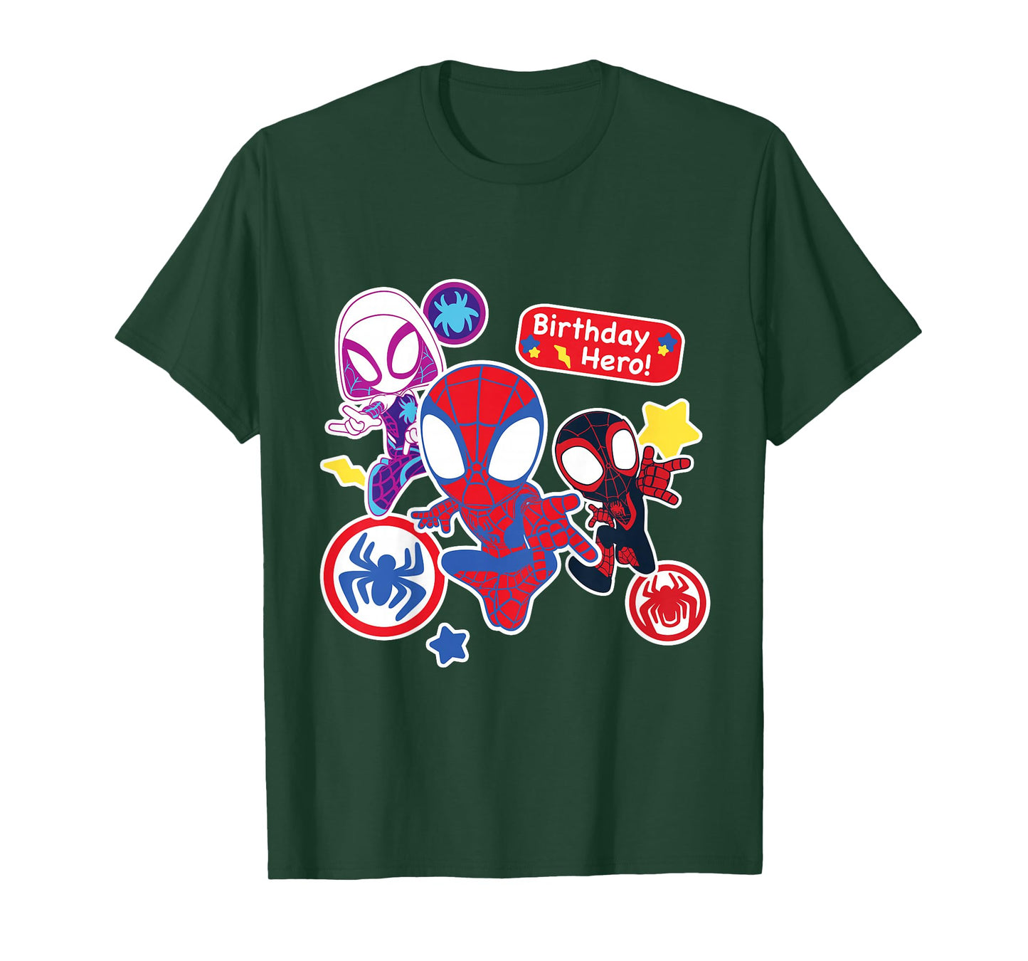 Marvel Spidey and His Amazing Friends Birthday Hero T-Shirt