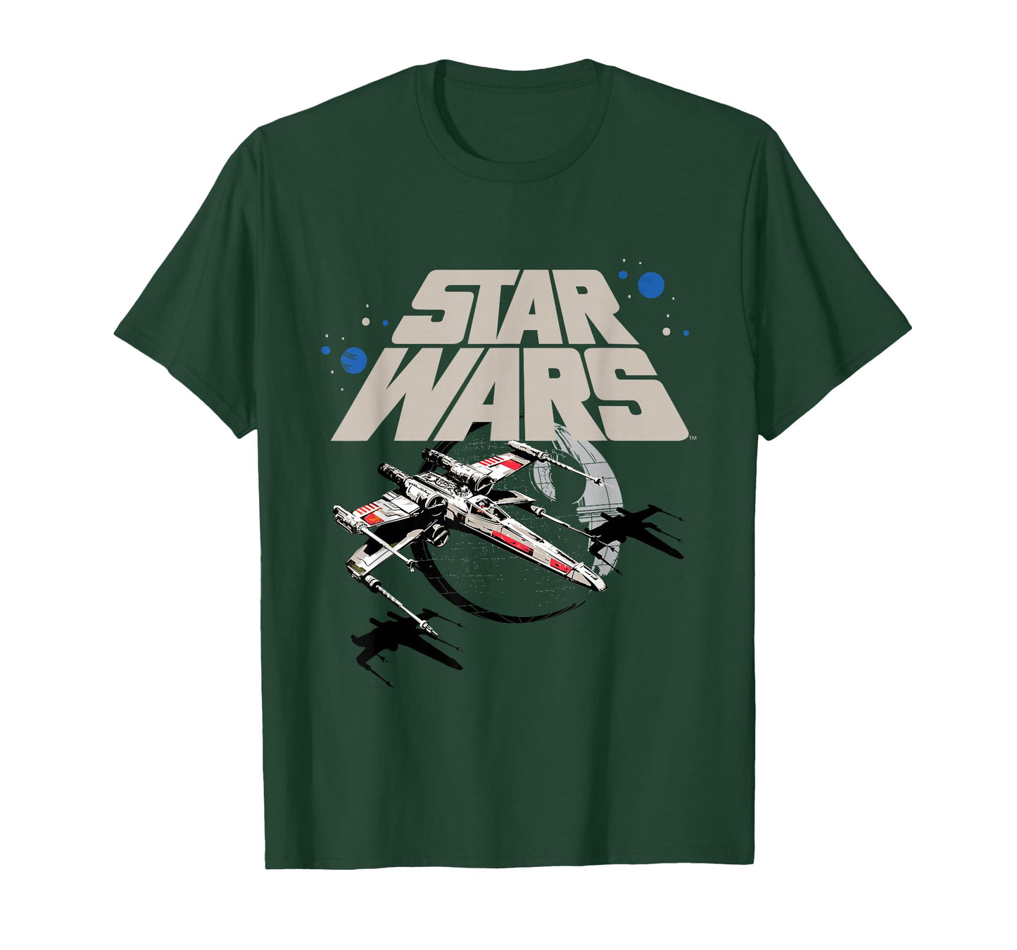 Star Wars Classic Death Star X-Wing Approach T-Shirt
