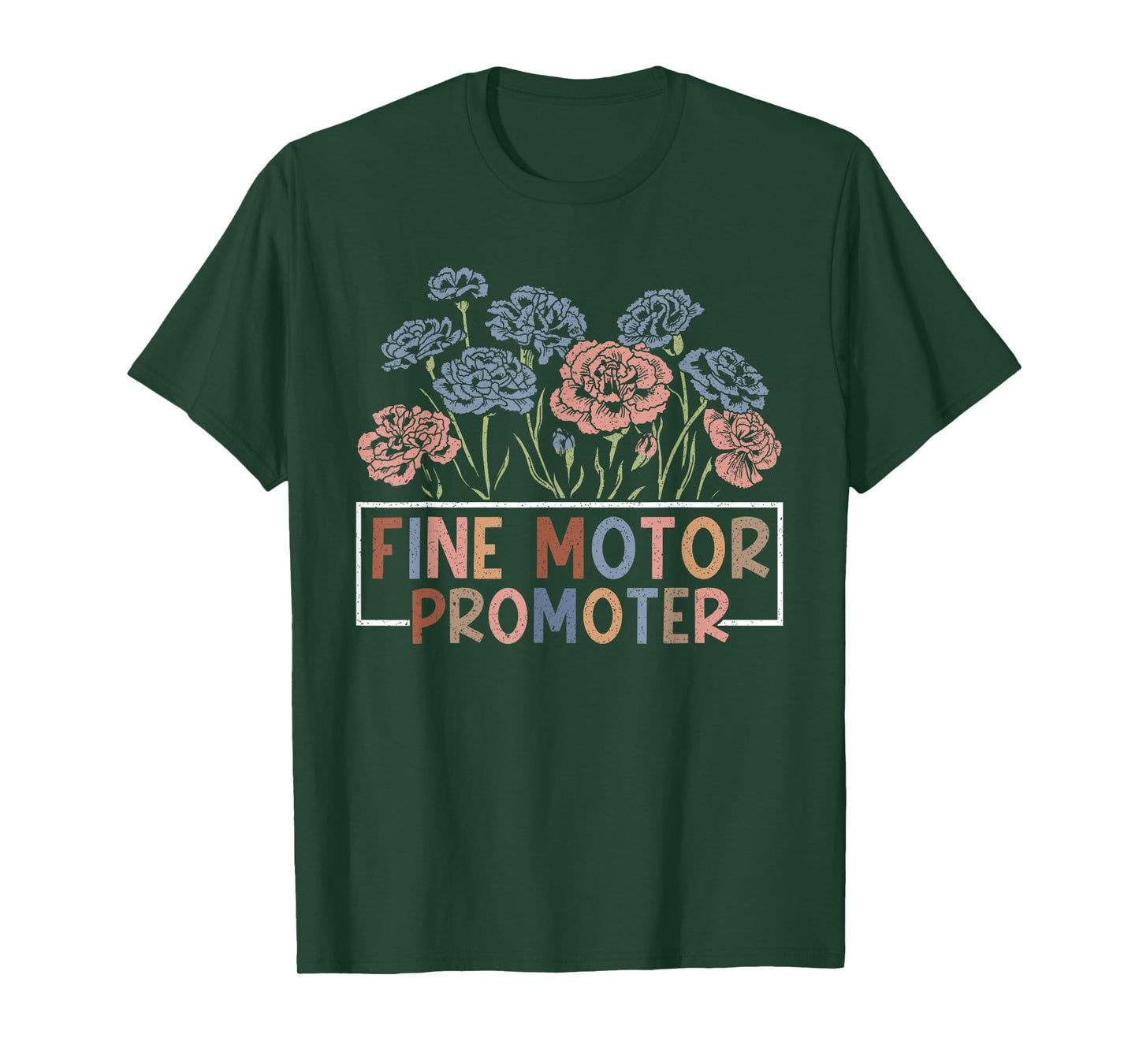 Fine Motor Promoter OT Occupational Therapy Therapist Month T-Shirt