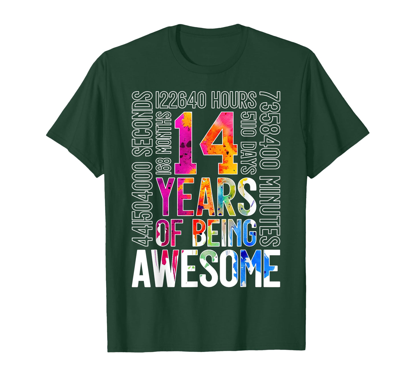 14 YEARS OF BEING AWESOME 14TH BIRTHDAY T-Shirt