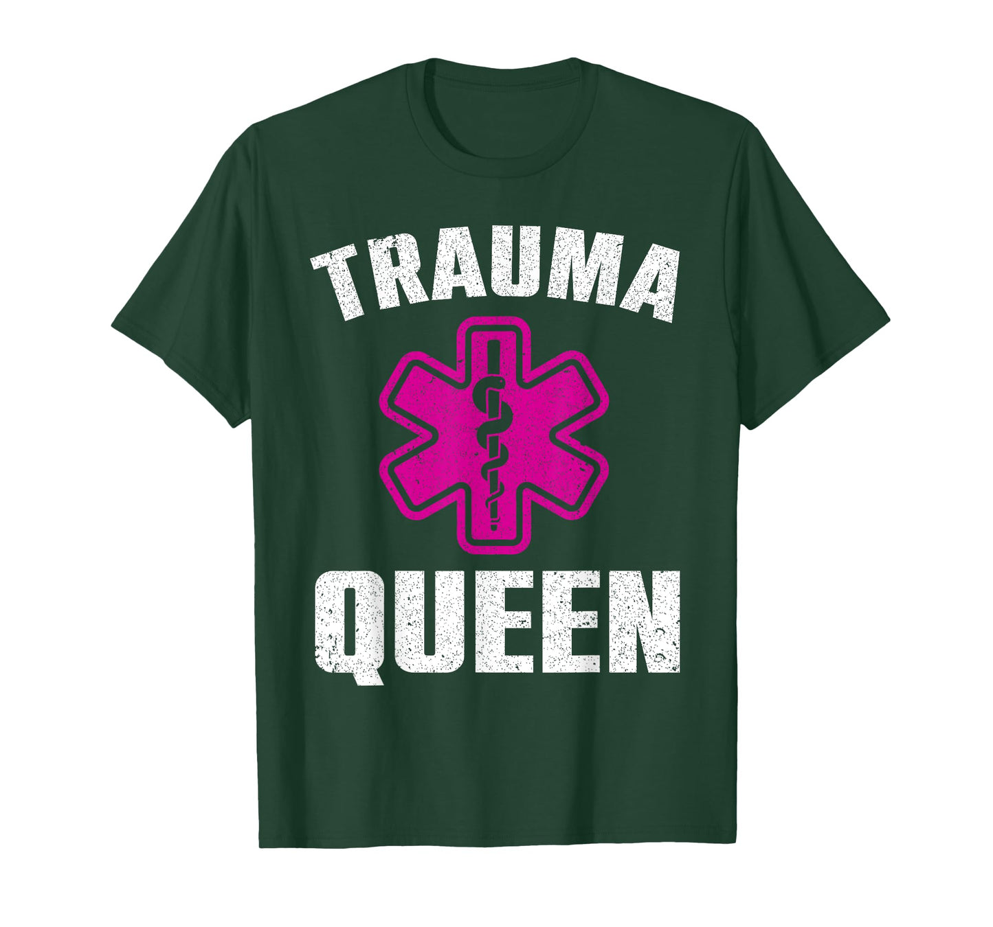 Funny Trauma Queen Art For Paramedic Women EMT Lover Girls T-Shirt