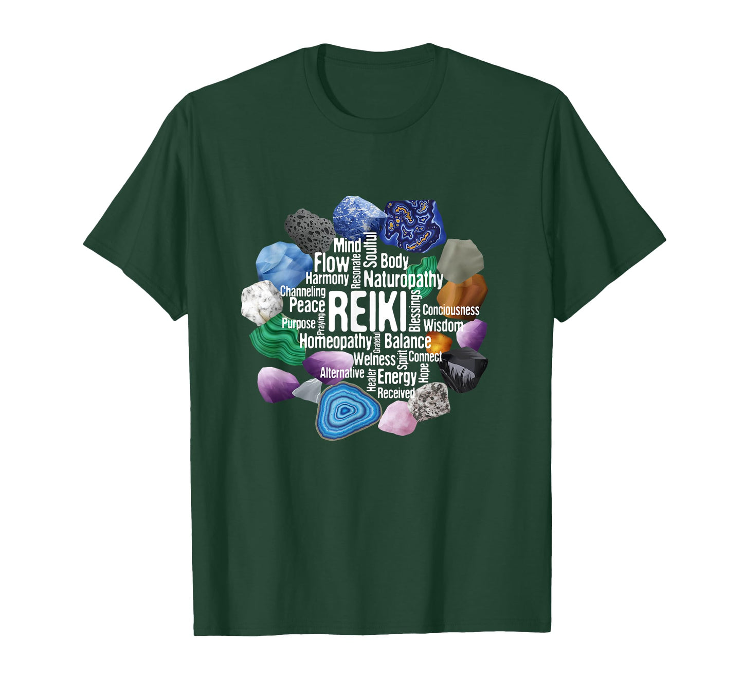 Reiki - Chakra Meditation Holistic Healer Peace Seeker T-Shirt