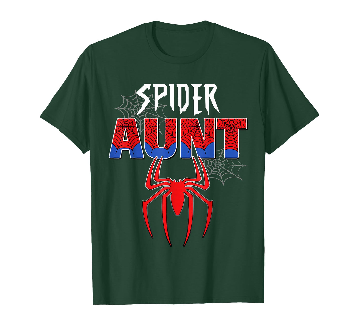 Birthday Party Spider Outfit Spider Aunt Women Girls T-Shirt