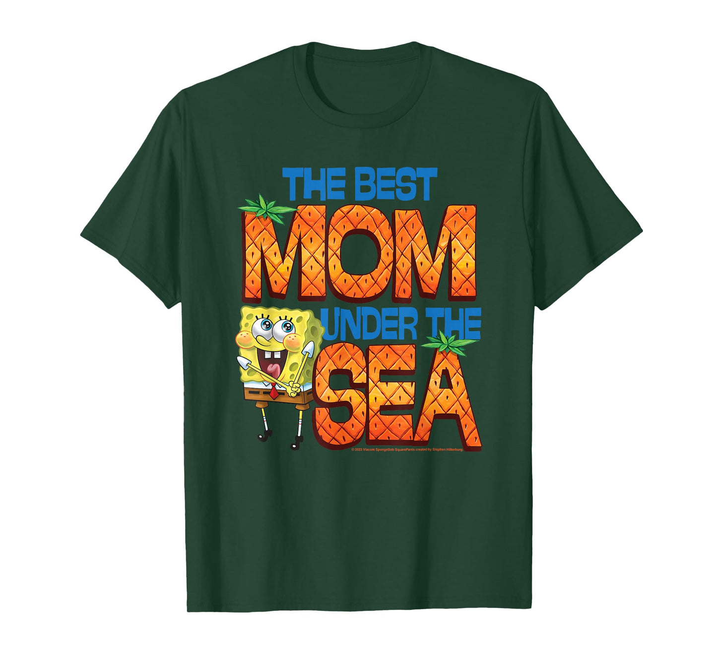 SpongeBob SquarePants Mother's Day Best Mom Under the Sea T-Shirt