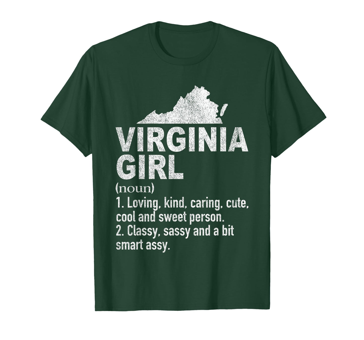 Virginia Girl Definition Funny Hometown Home Virginia T-Shirt