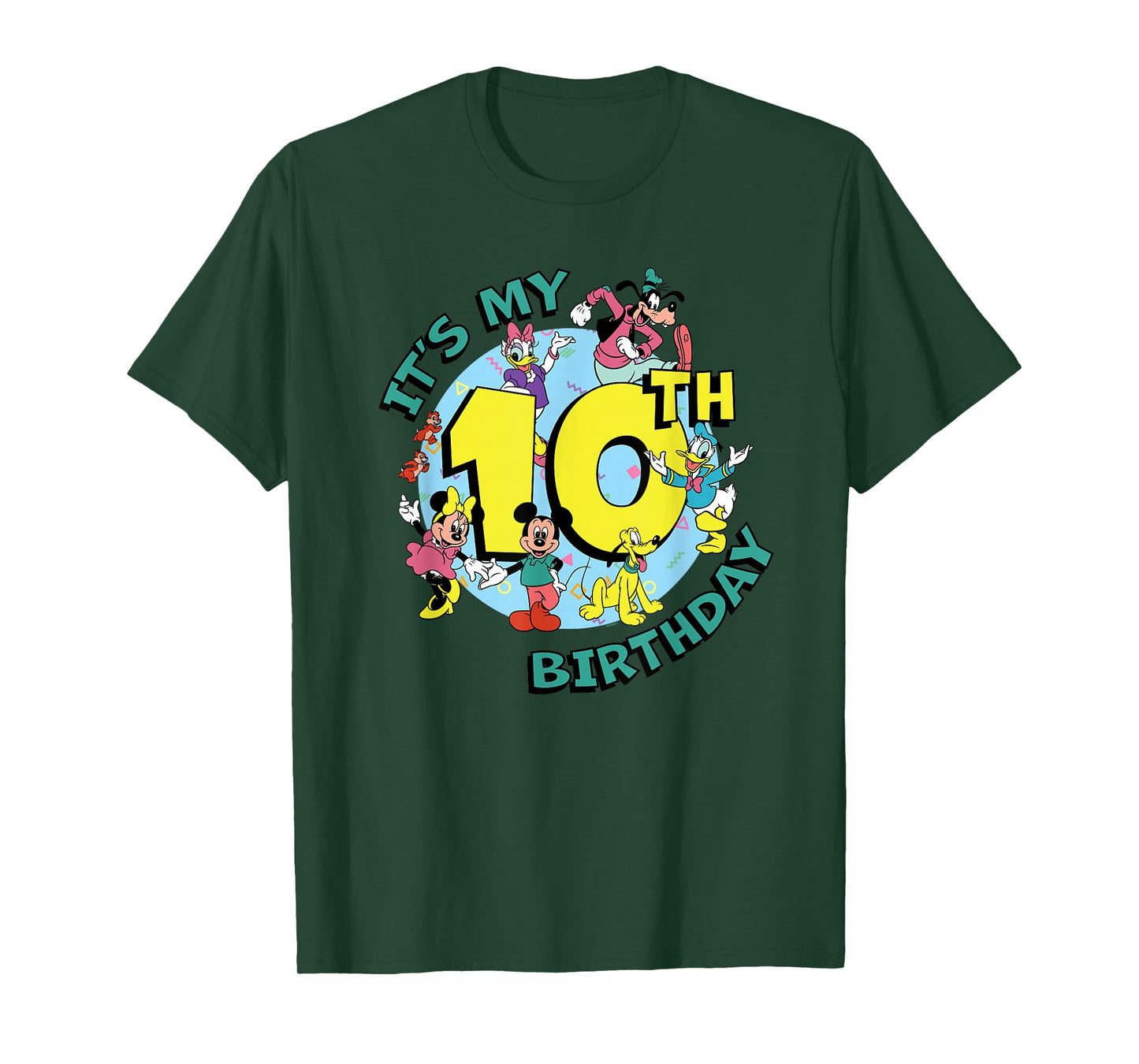 Disney Mickey and Friends It's My Tenth 10th Birthday T-Shirt