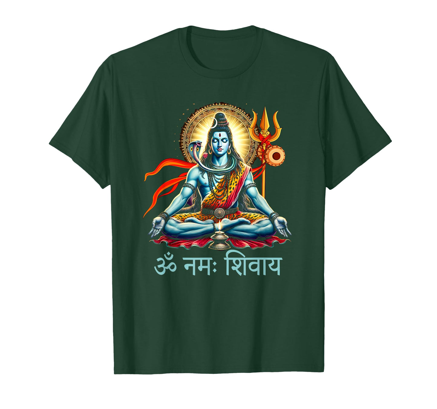 Shiva Hindu God Shiva Yoga Meditation Spiritual Religious T-Shirt
