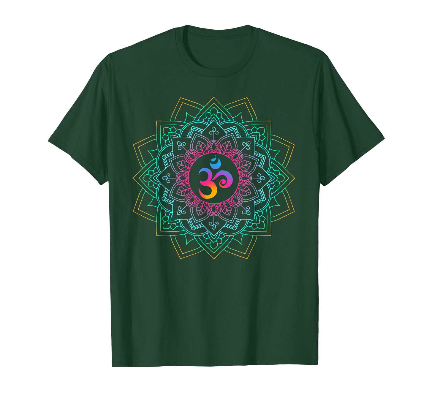 Om Meditations Mandalas Yoga Unisex T-Shirt