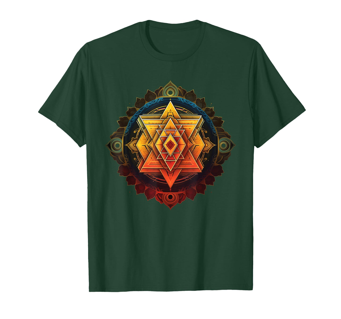 Sri Yantra Sacred Geometry Spiritual Healing T-Shirt