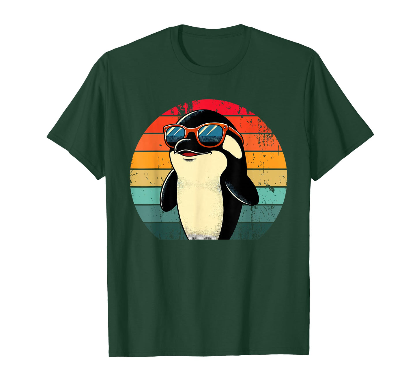 Pool Party Retro Orca Men Women Kids Funny Orca T-Shirt