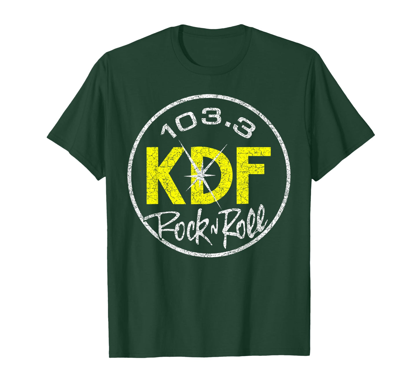 Vintage Graphic 103 KDF Retro Music Rock & Roll Lover Gift T-Shirt