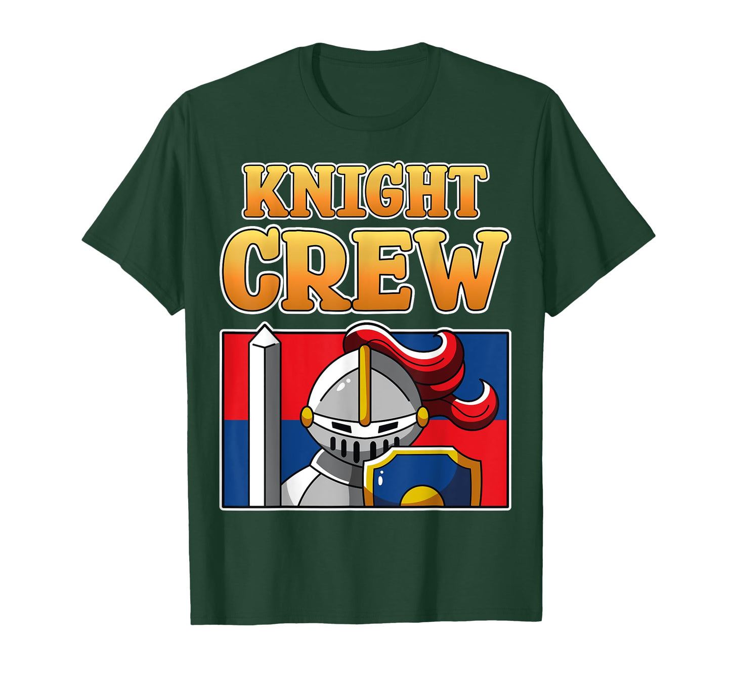 Knight Crew Kids Birthday Medieval Armor Theme Family Party T-Shirt