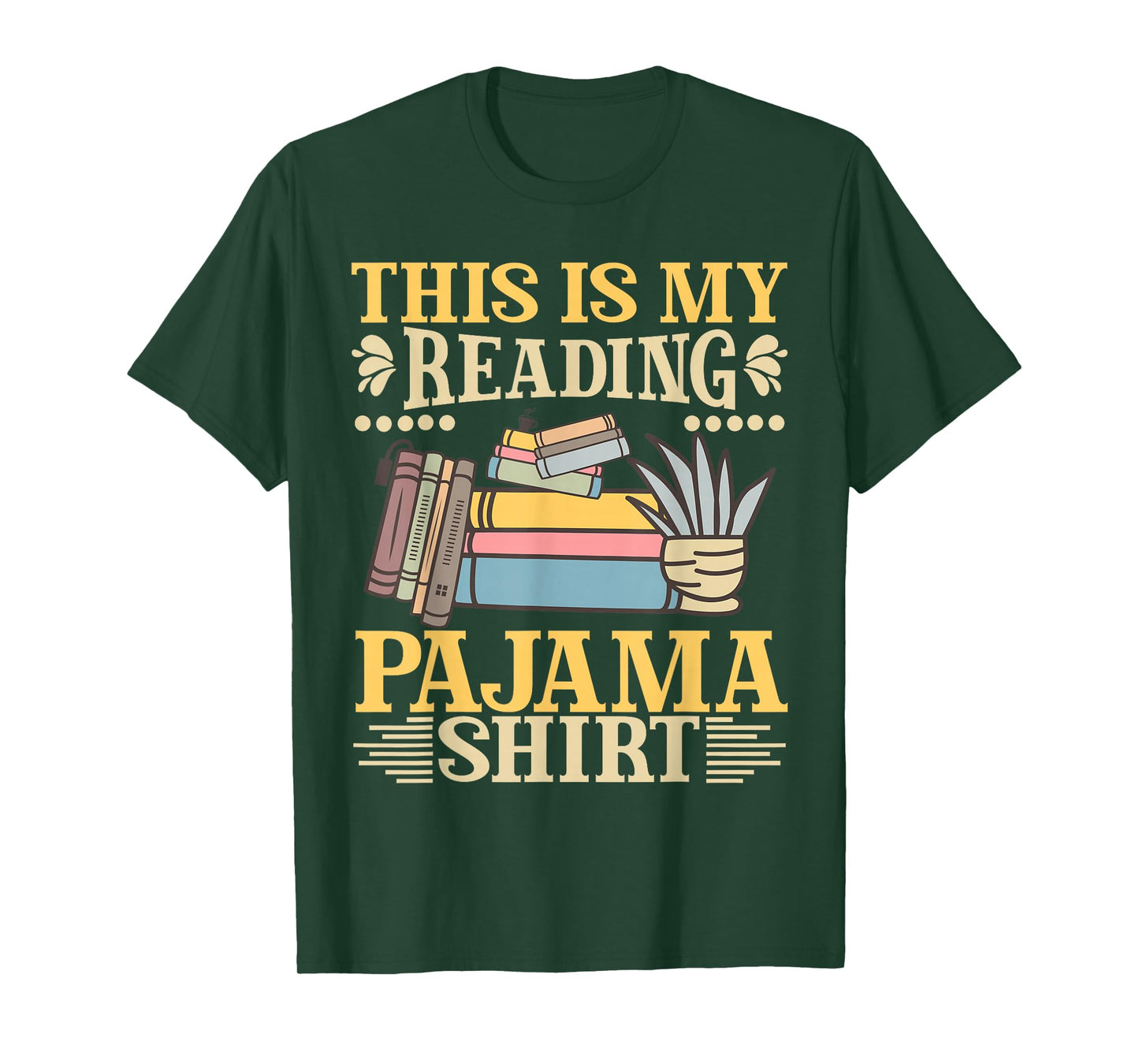 Book And Pajama This Is My Reading Pajama Bedtime Reading T-Shirt