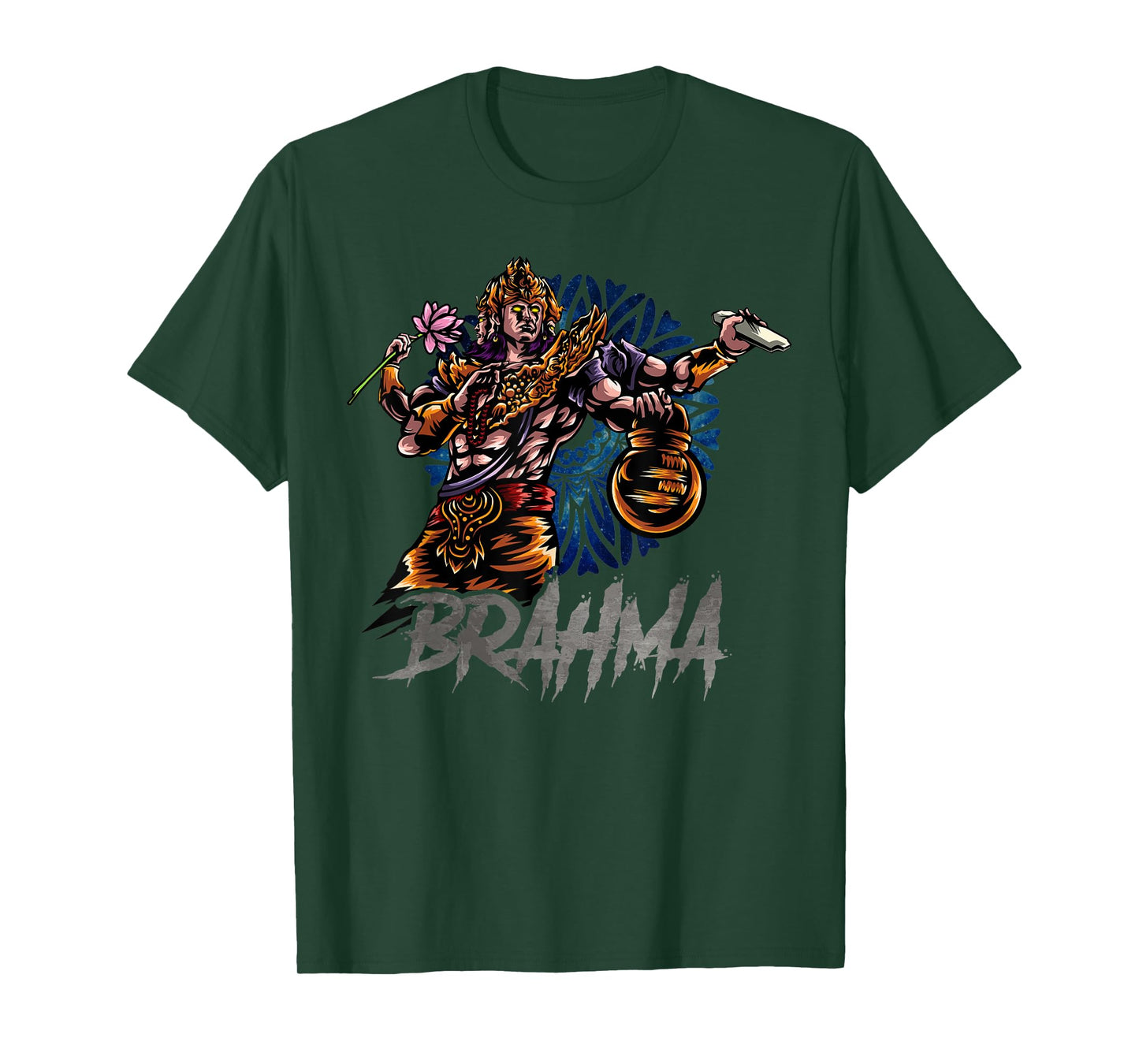 Brahma India Ancient Hindu Mythology Spiritual God T-Shirt