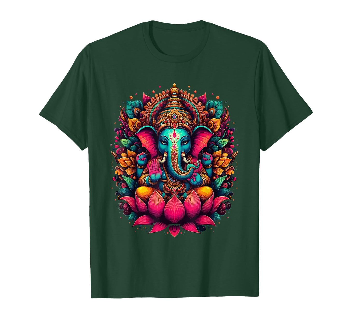 Meditation Yoga Ganesh Hindu God Namaste Tees Ganesh Symbol Yoga Hindu Elephant God Ganesha Puja T-Shirt