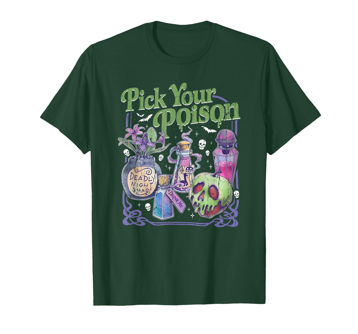 Pick Your Poison, Vintage Princess Halloween T-Shirt