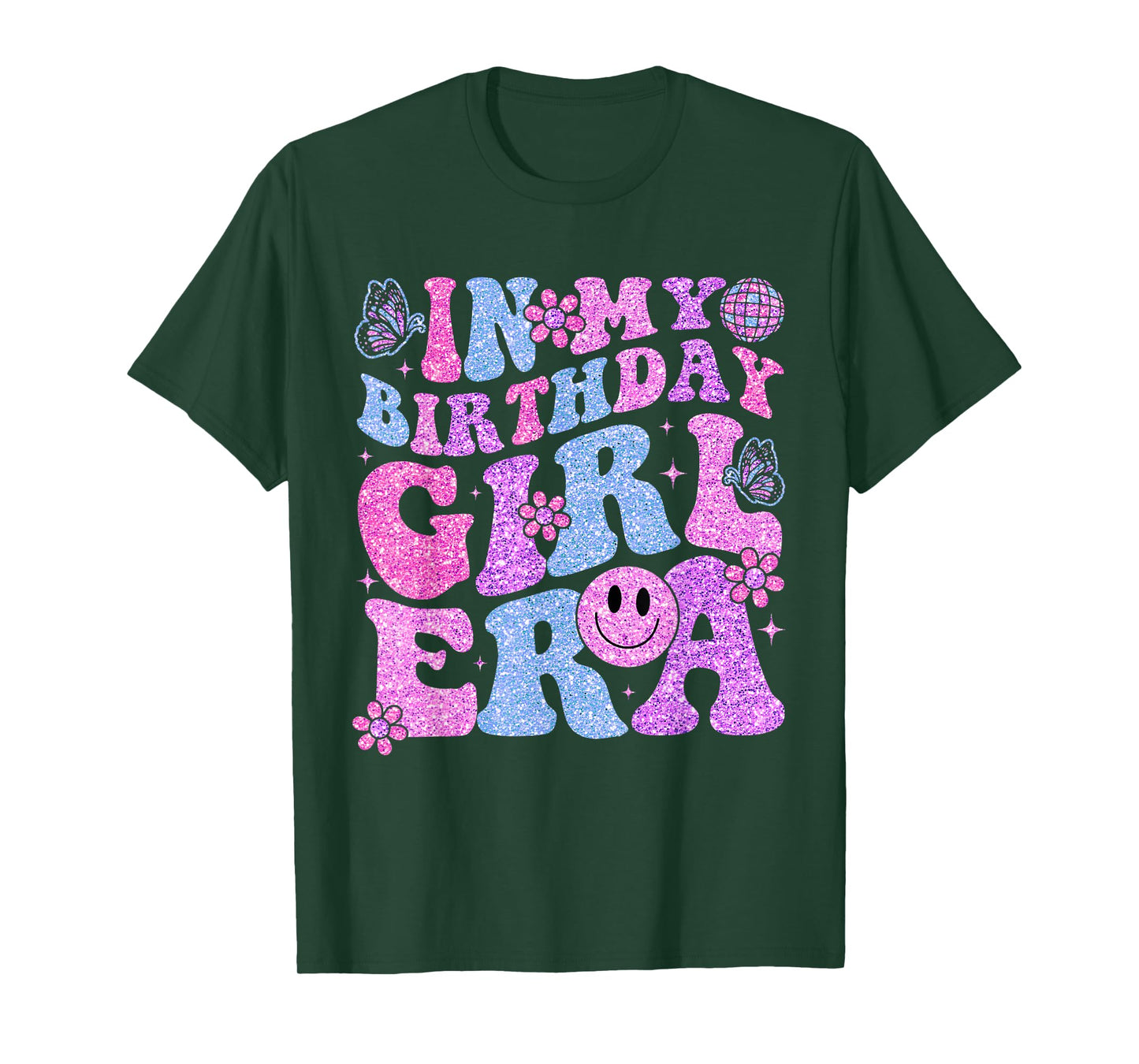 In My Birthday Girl Era Birthday Party Girls T-Shirt
