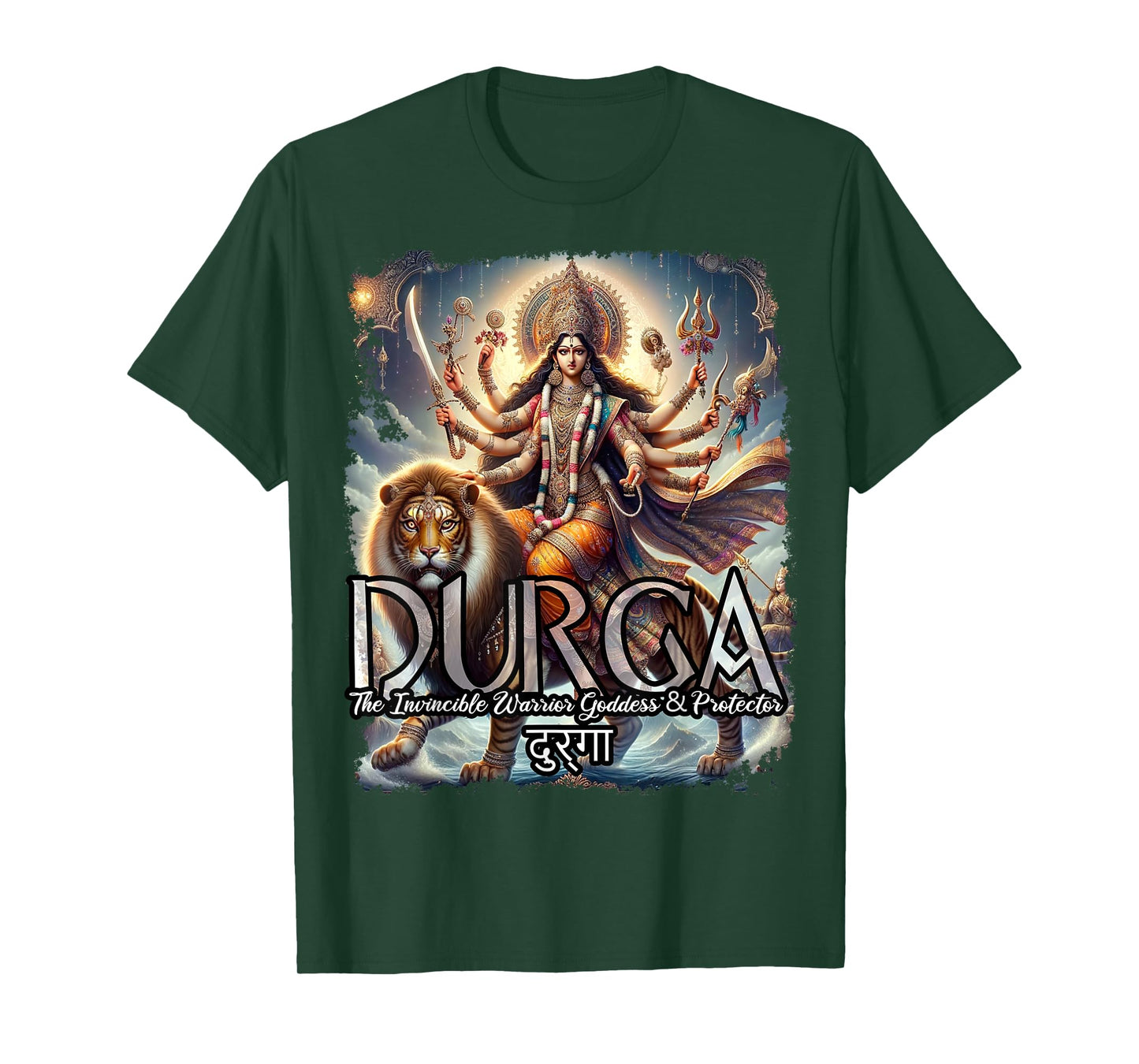 Durga Goddess War Hindu Mythology Devi Shakti T-Shirt