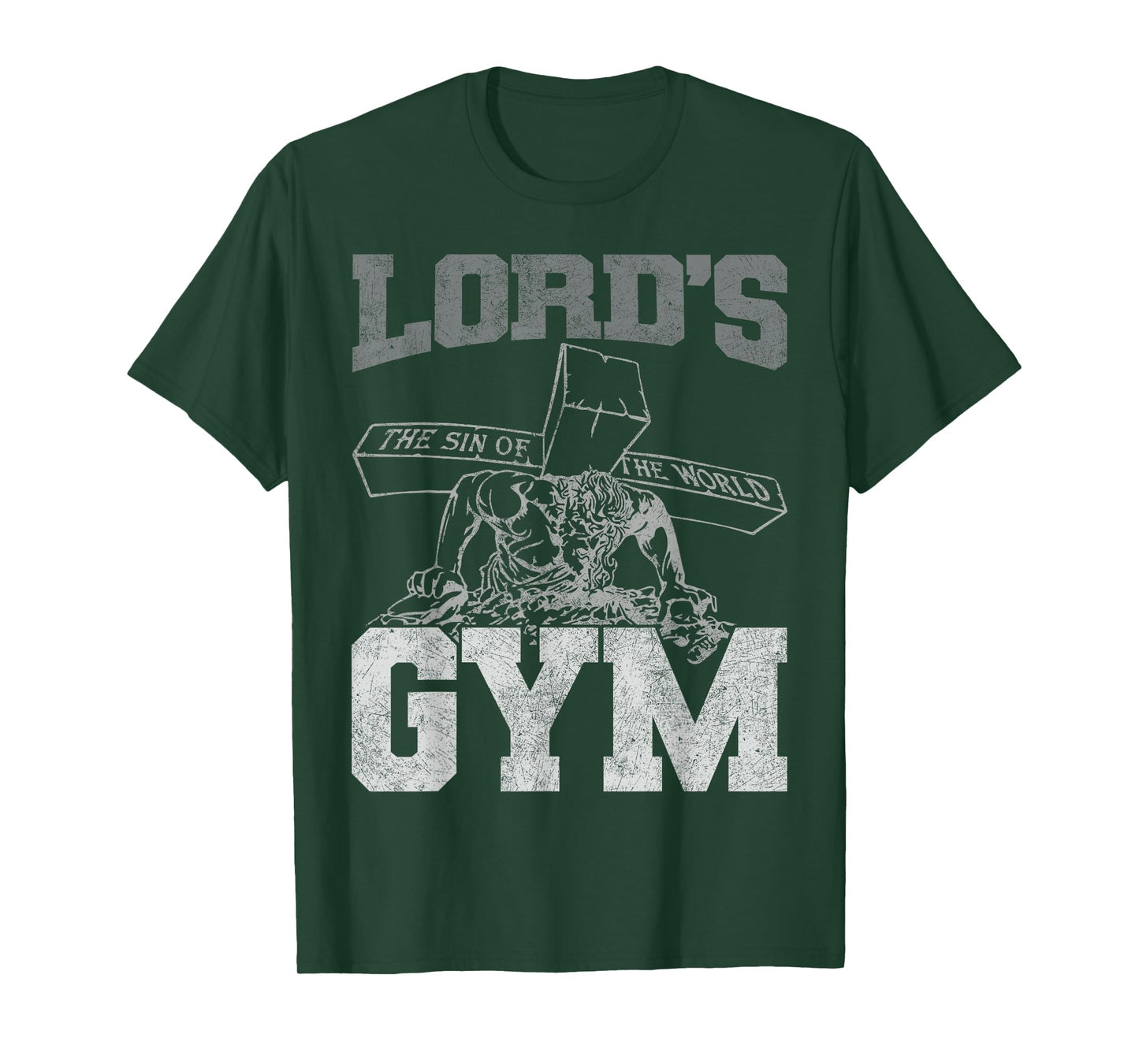 Lords Gym - Lord's The Sin of World Jesus T-Shirt