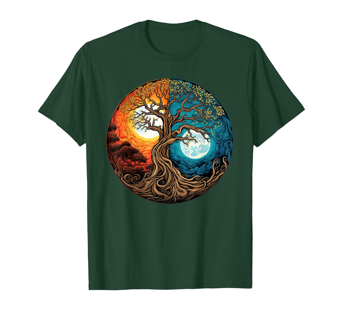 Yin Yang Tree of Life T-Shirt