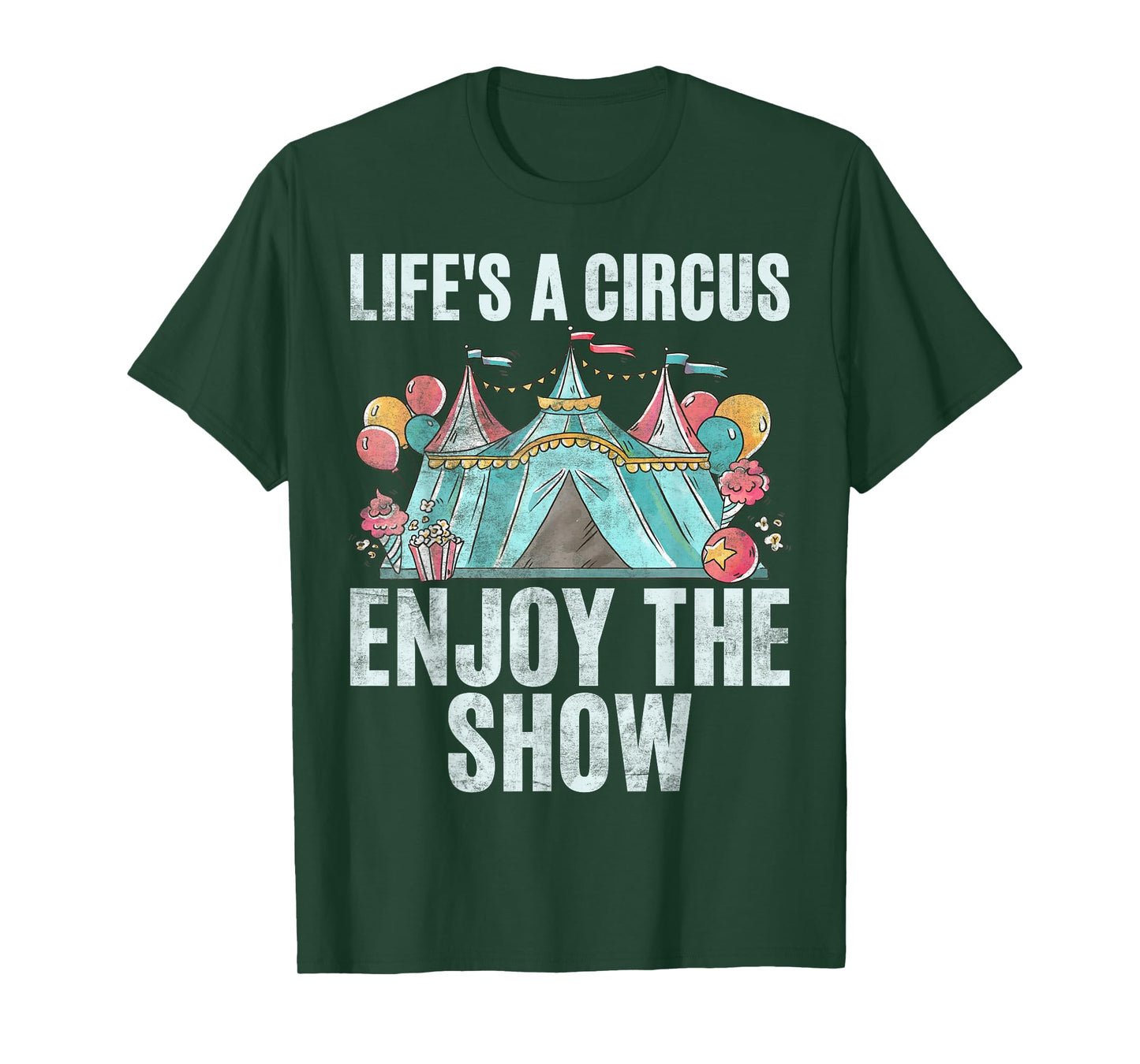 Life is a Circus enjoy the Show Clown T-Shirt