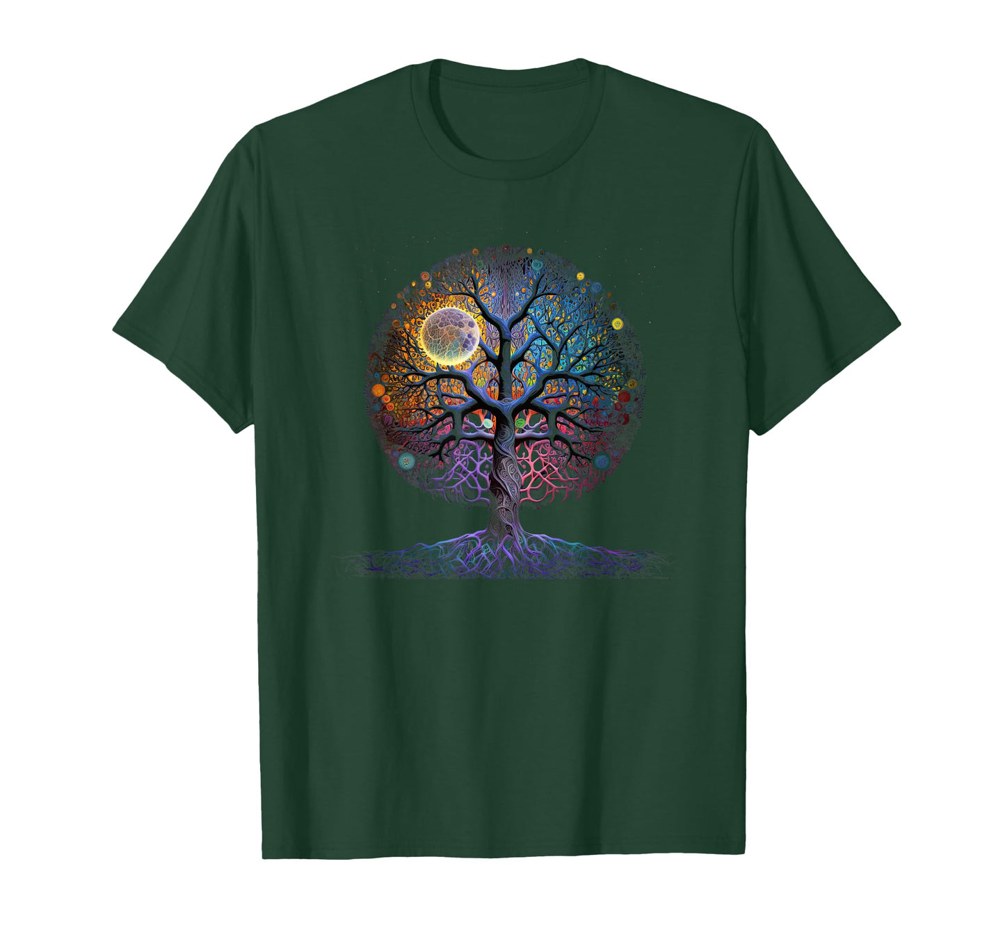 Tree Of Life Yoga Zen Namaste Meditation. T-Shirt