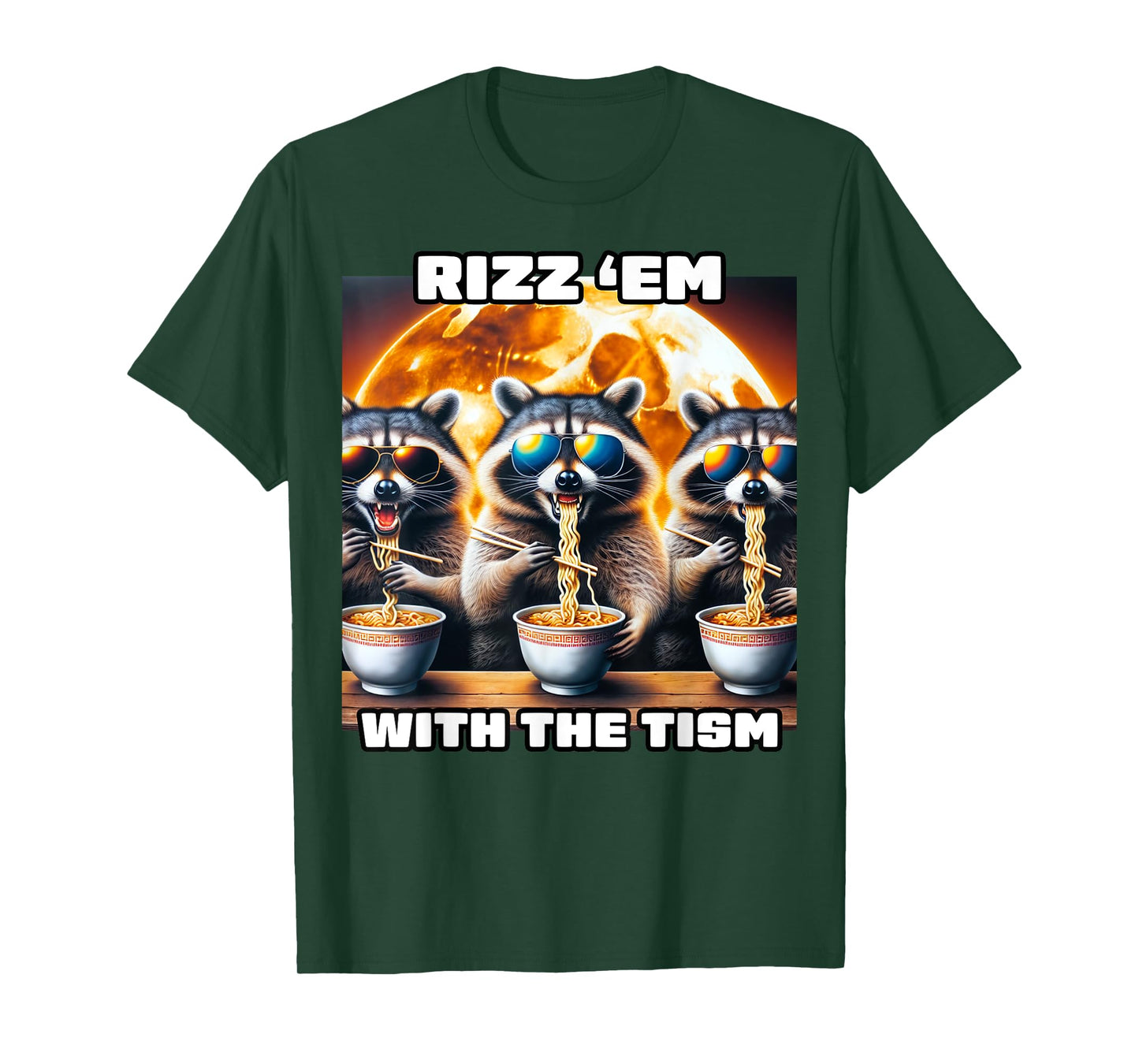 Rizz Em With The Tism Autism Awareness Funny Meme Boys Girls T-Shirt